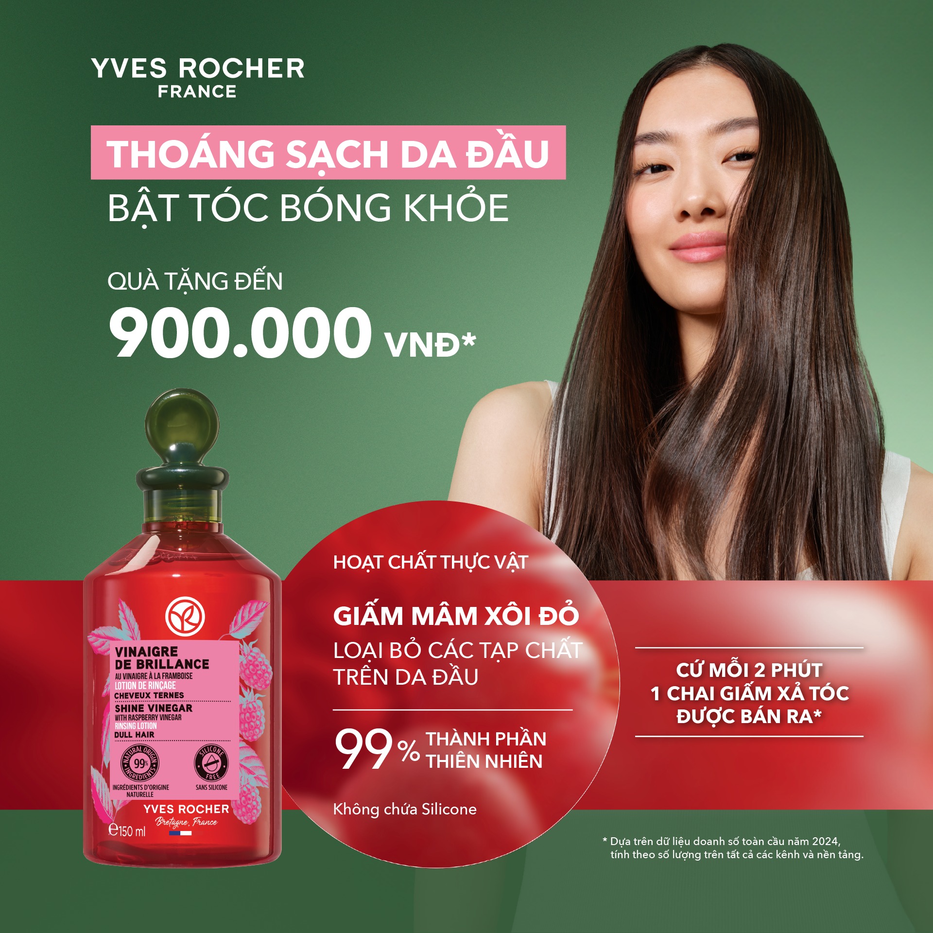 Yves Rocher Vietnam Facebook ad: ƯU ĐÃI THÁNG 6 - THOÁNG SẠCH DA…