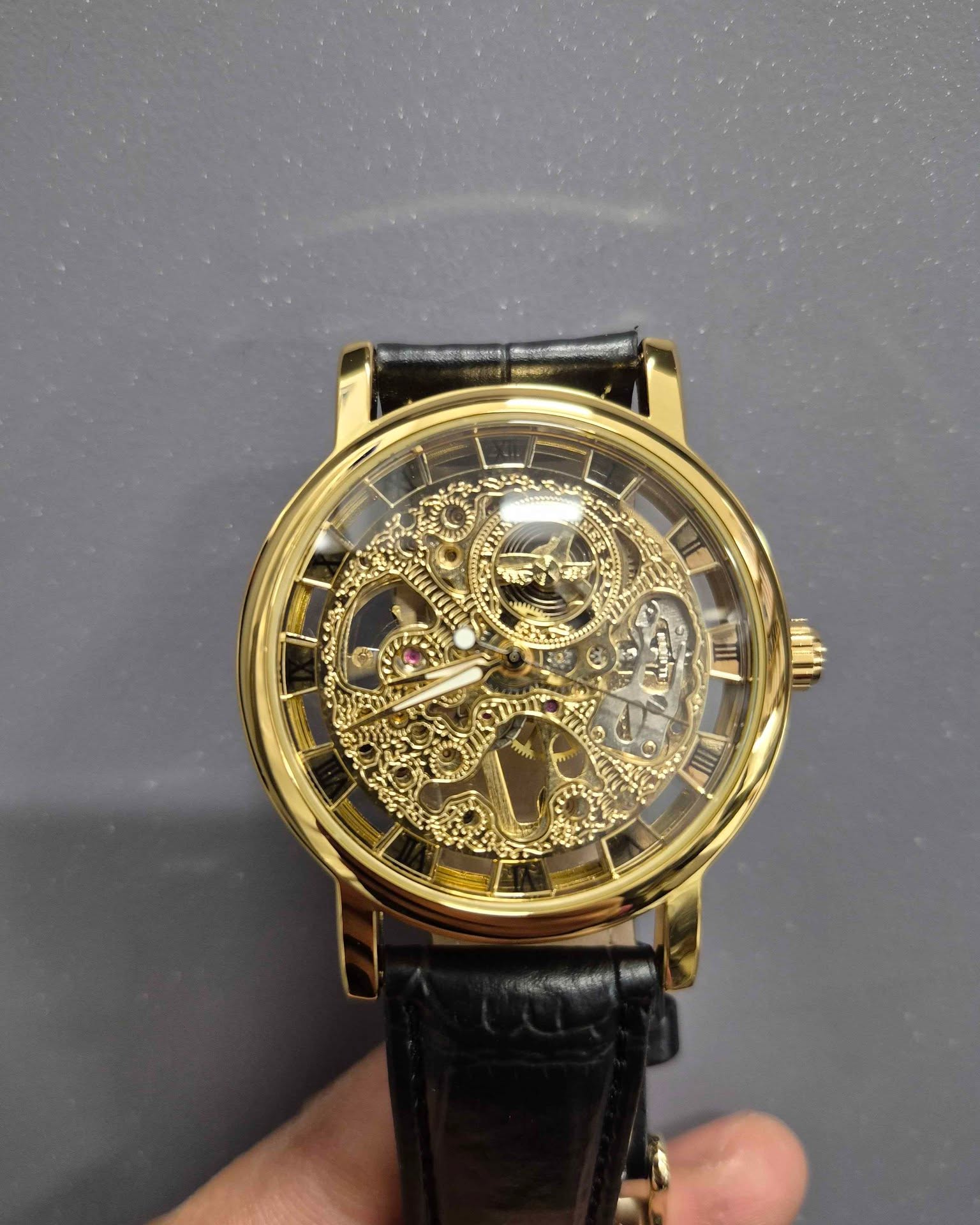 Willy Wills Facebook ad: Skeleton Wristwatch manual-winding