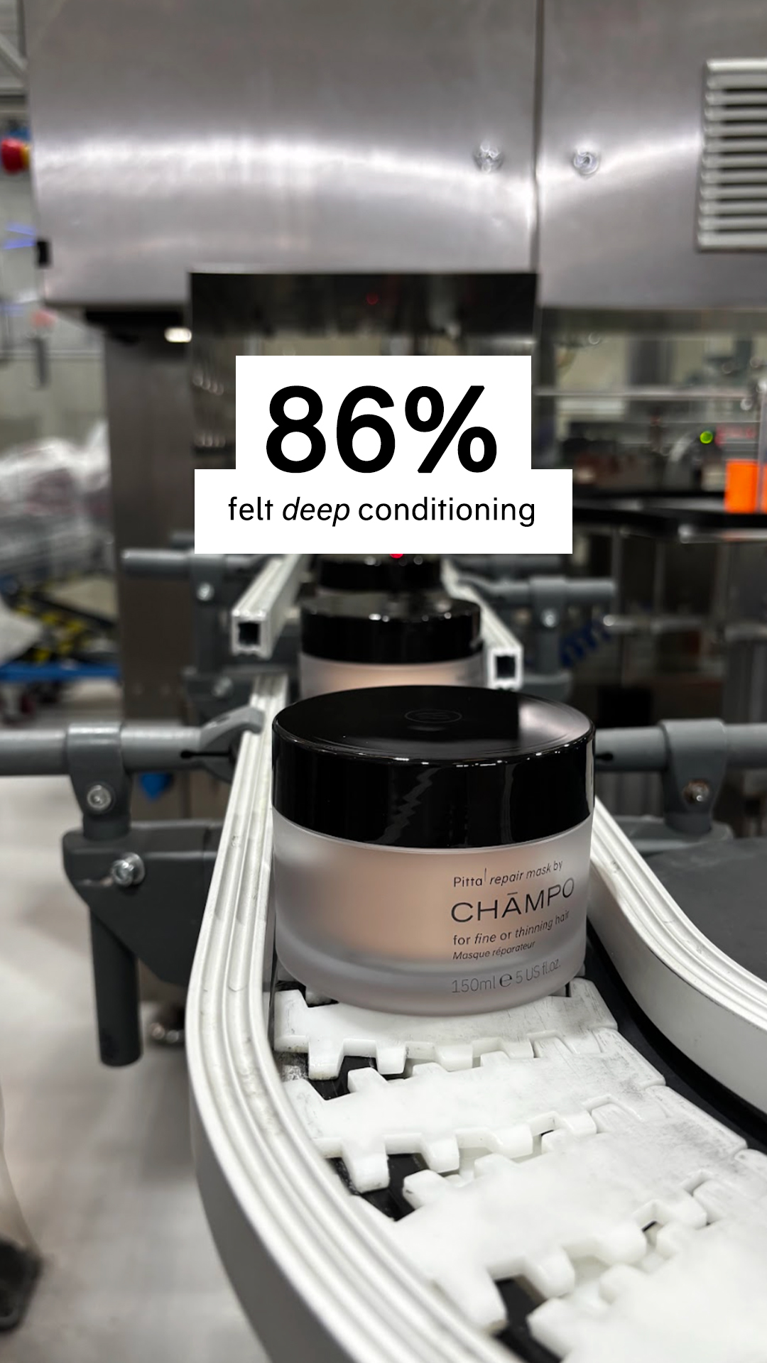 Chāmpo Haircare Facebook ad