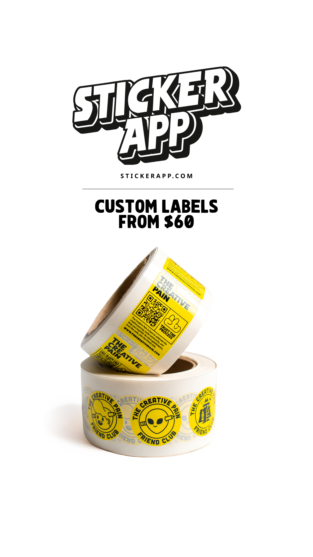 StickerApp Facebook ad