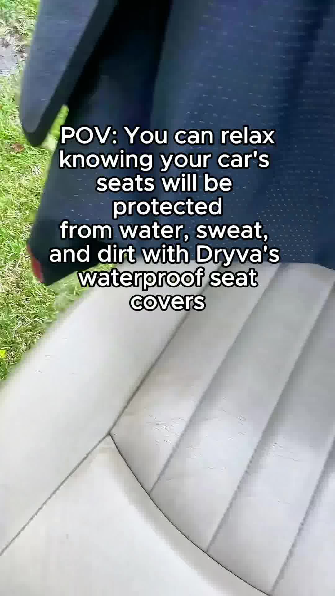 Dryva Facebook ad: Protect your car's seats today!