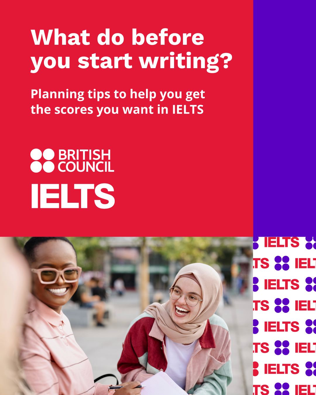 Take IELTS Official Facebook ad