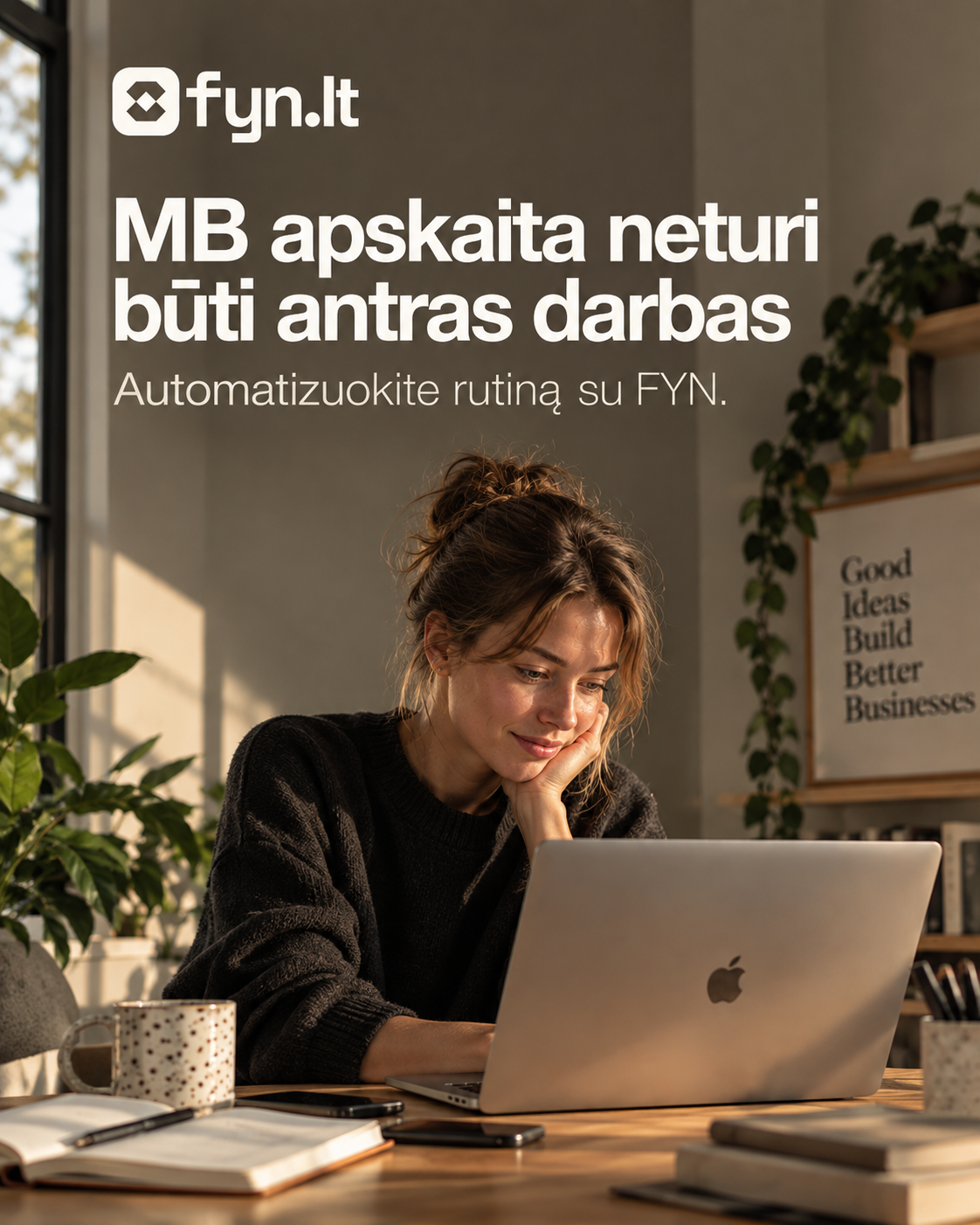 FYN Facebook ad: MB apskaita paprasčiau