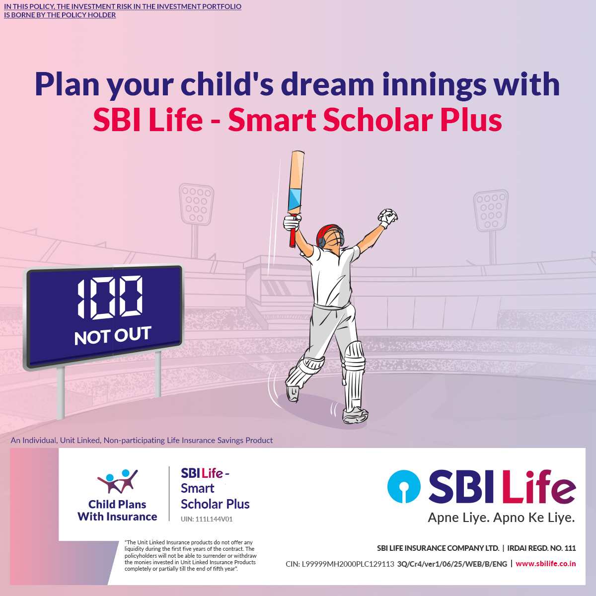 SBI Life Insurance Facebook ad