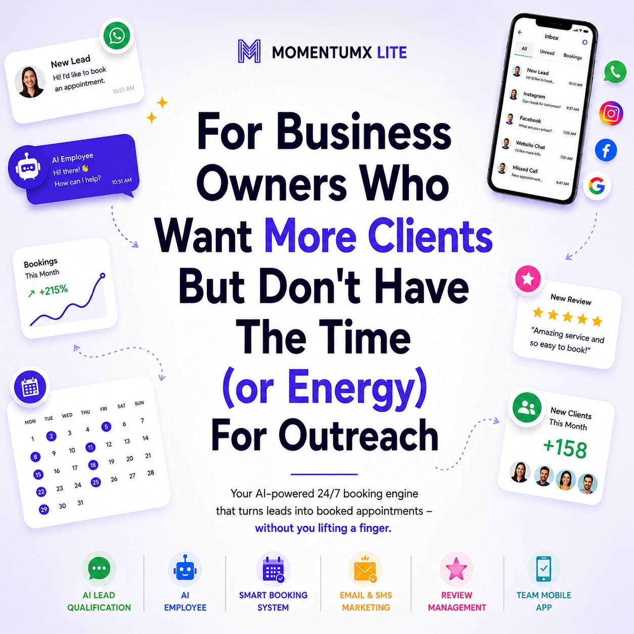 Optimus Agency Facebook ad: MomentumX Lite | Lead Generation Package