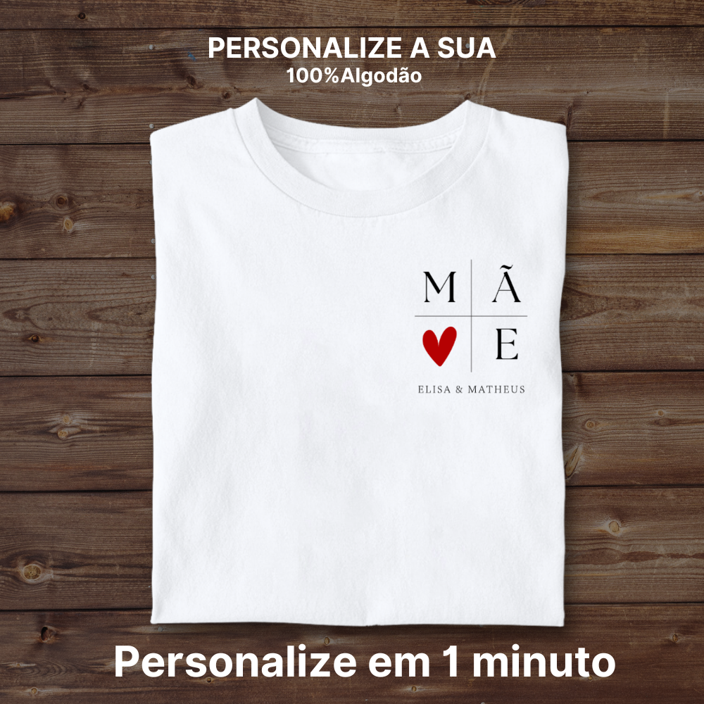 ASAS Facebook ad: Camisetas personalizadas Dia das Mães