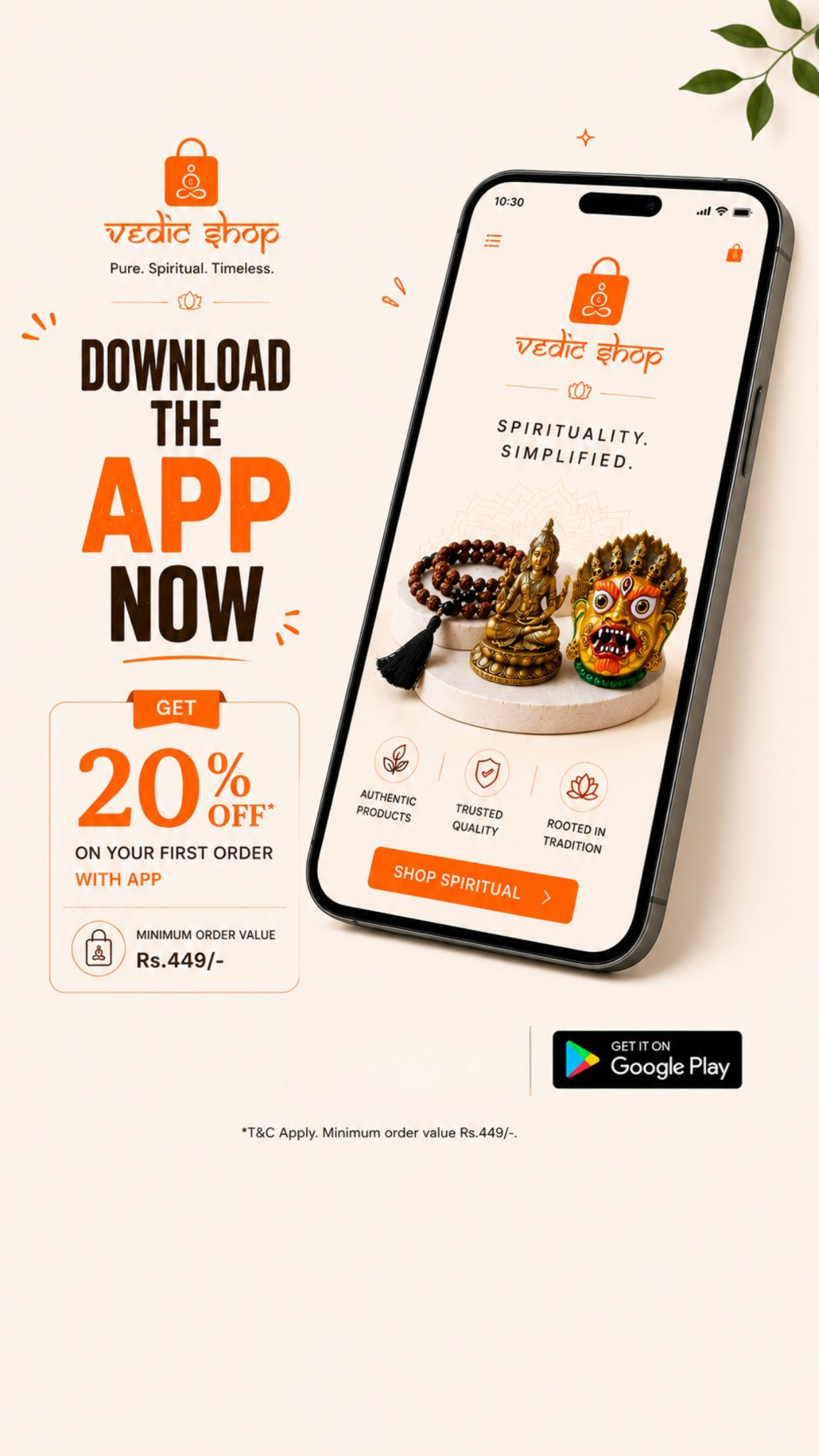 Vedic Shop Facebook ad