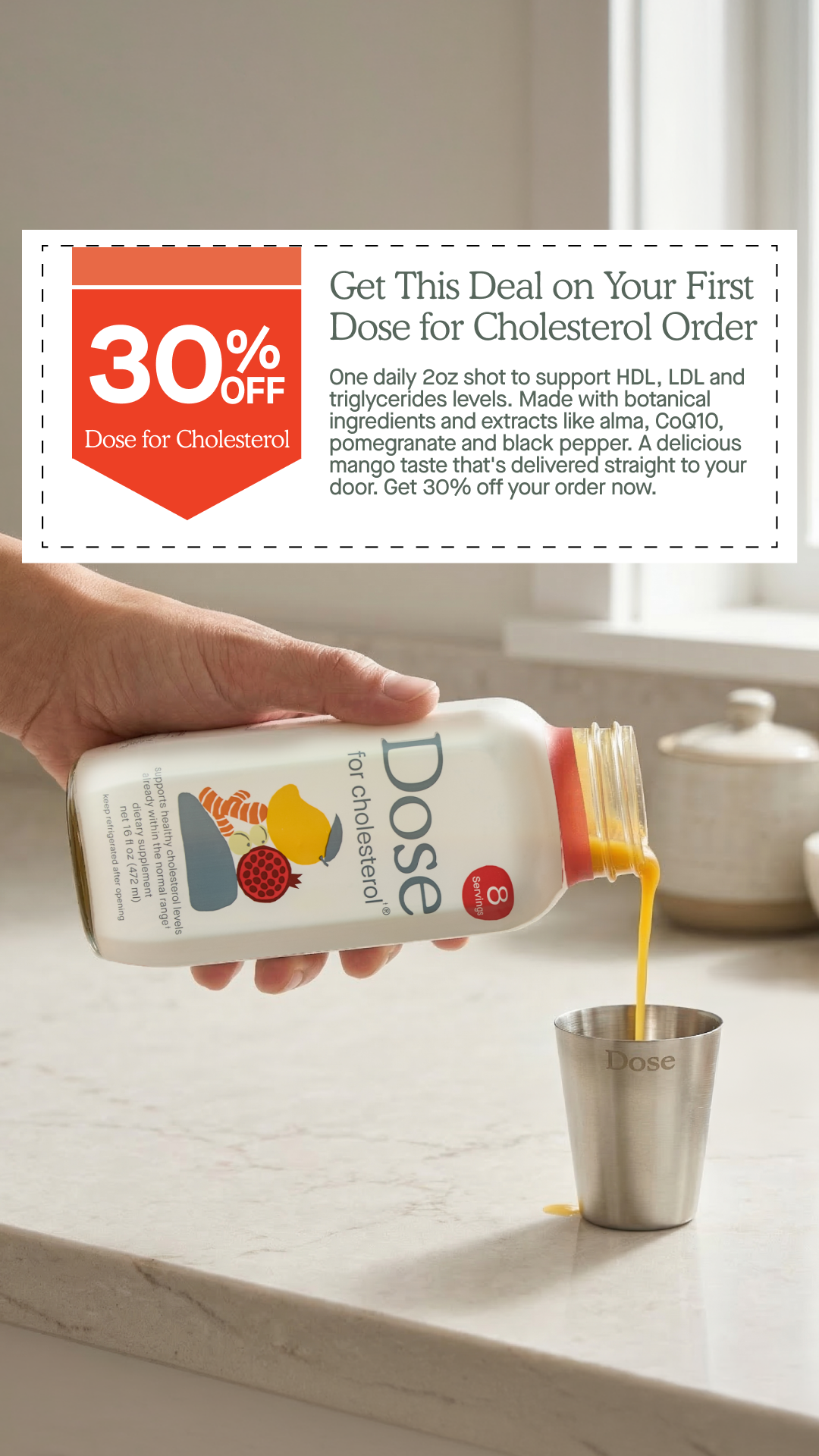 Dose for Cholesterol Facebook ad
