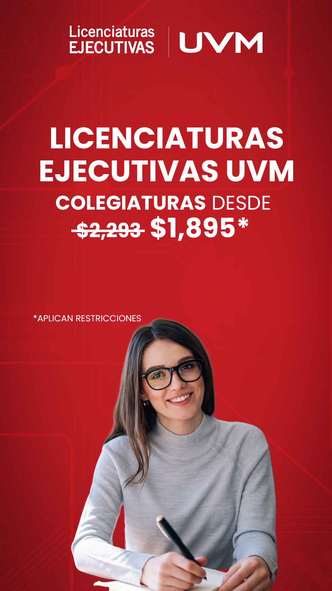 UVM Facebook ad