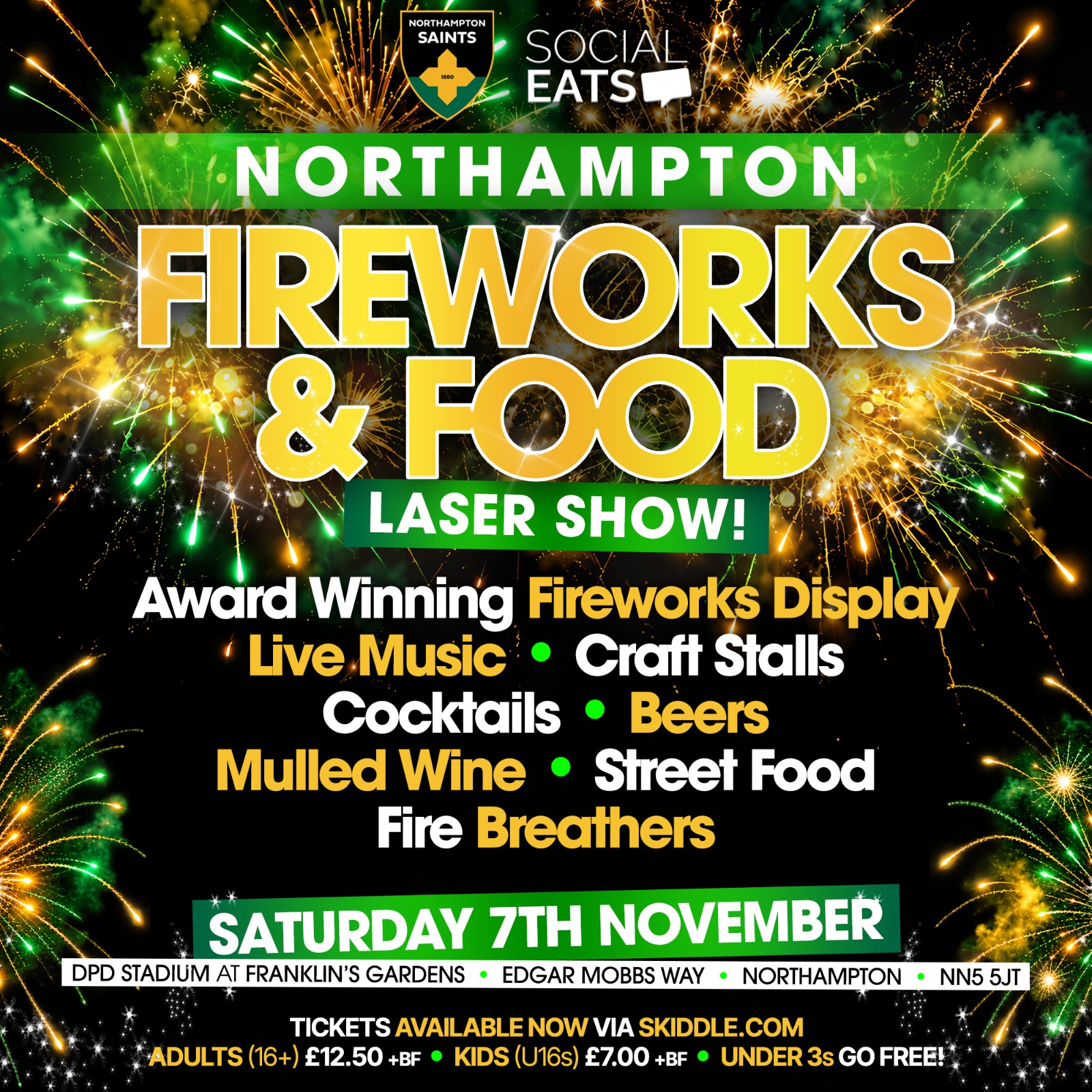 Social Eats Events Facebook ad: GET YOUR TICKETS TODAY!