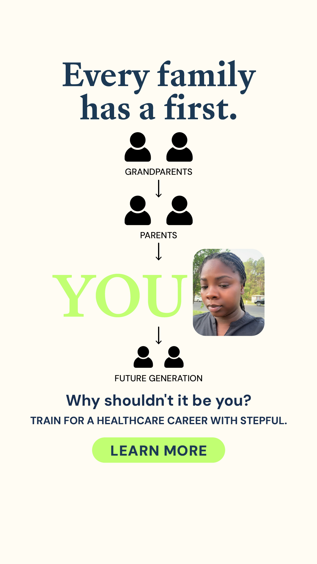 Stepful Facebook ad