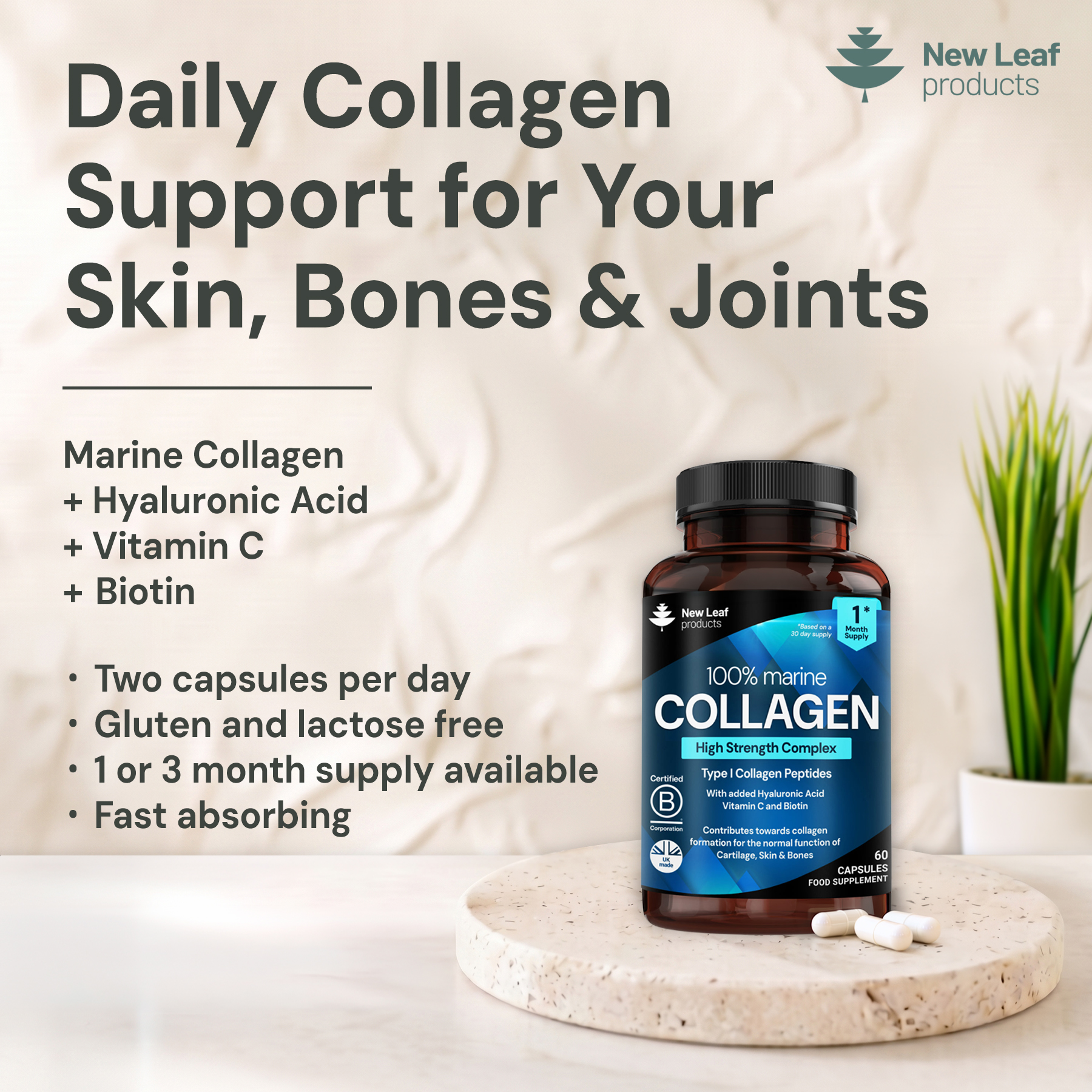 New-Leaf-Products.com Facebook ad