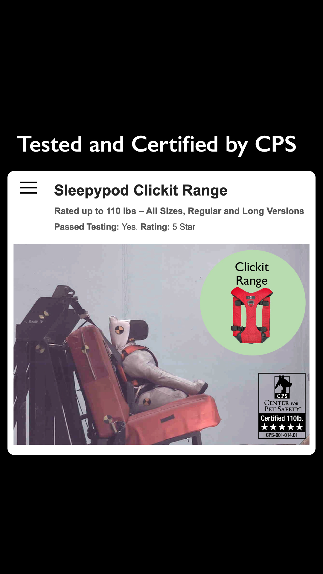 Sleepypod Facebook ad