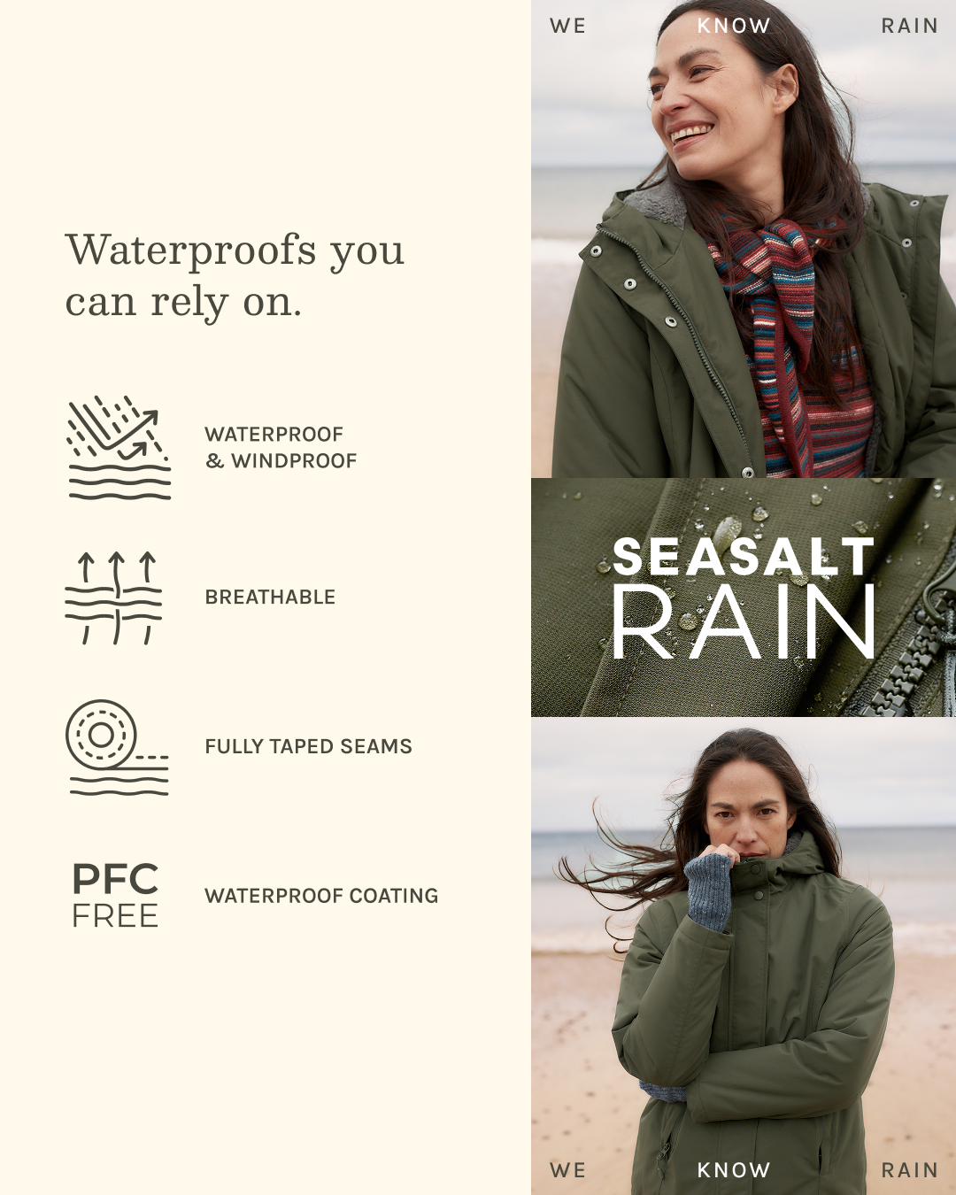 Seasalt Cornwall Facebook ad: Seasalt Rain