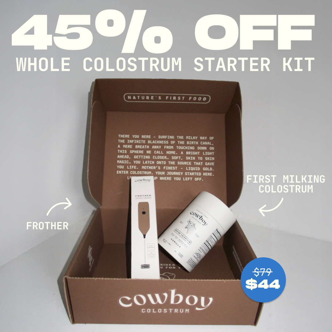 Cowboy Colostrum Facebook ad