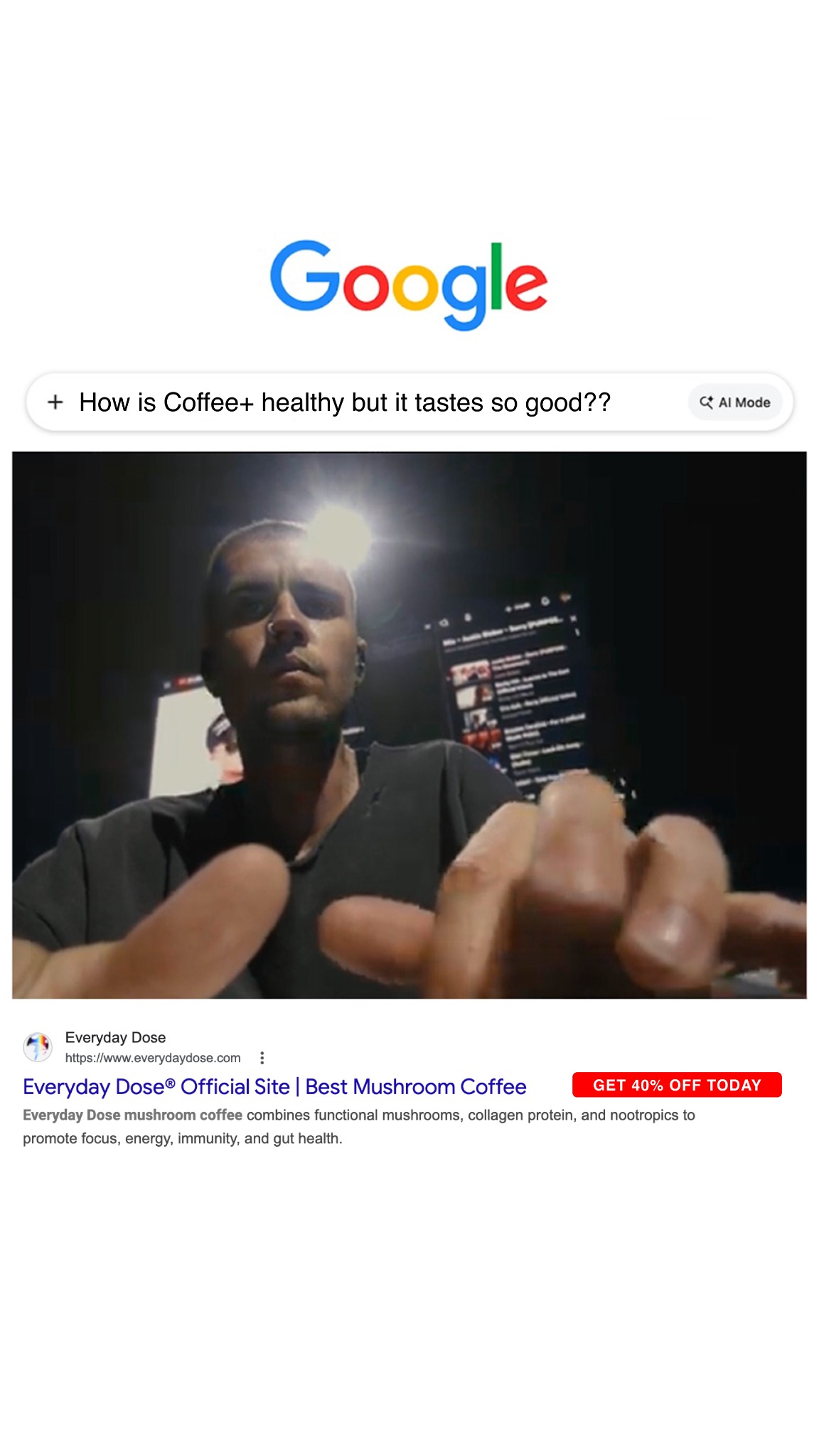 Everyday Dose Facebook ad