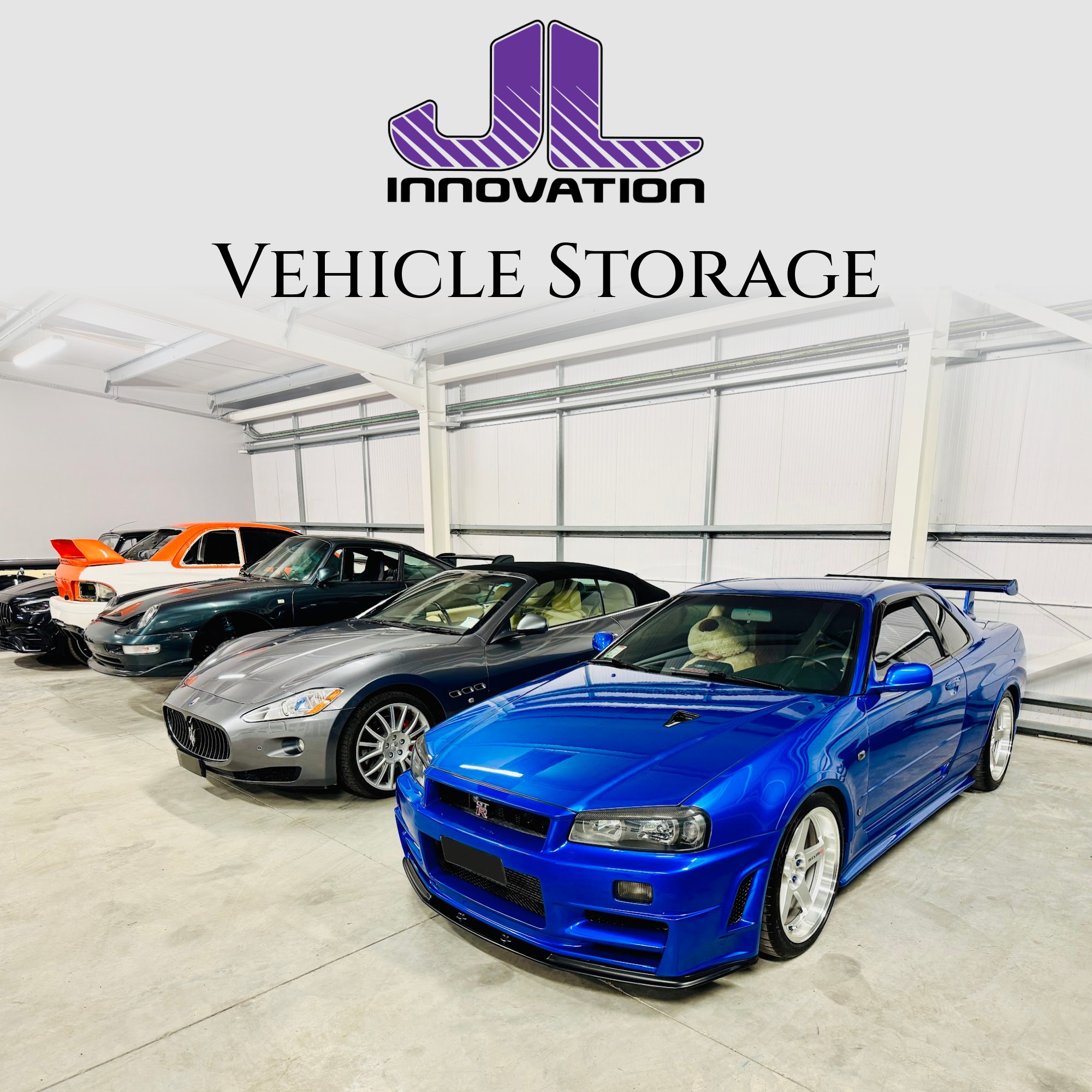 JL Innovation Facebook ad: Need safe, secure vehicle storage?