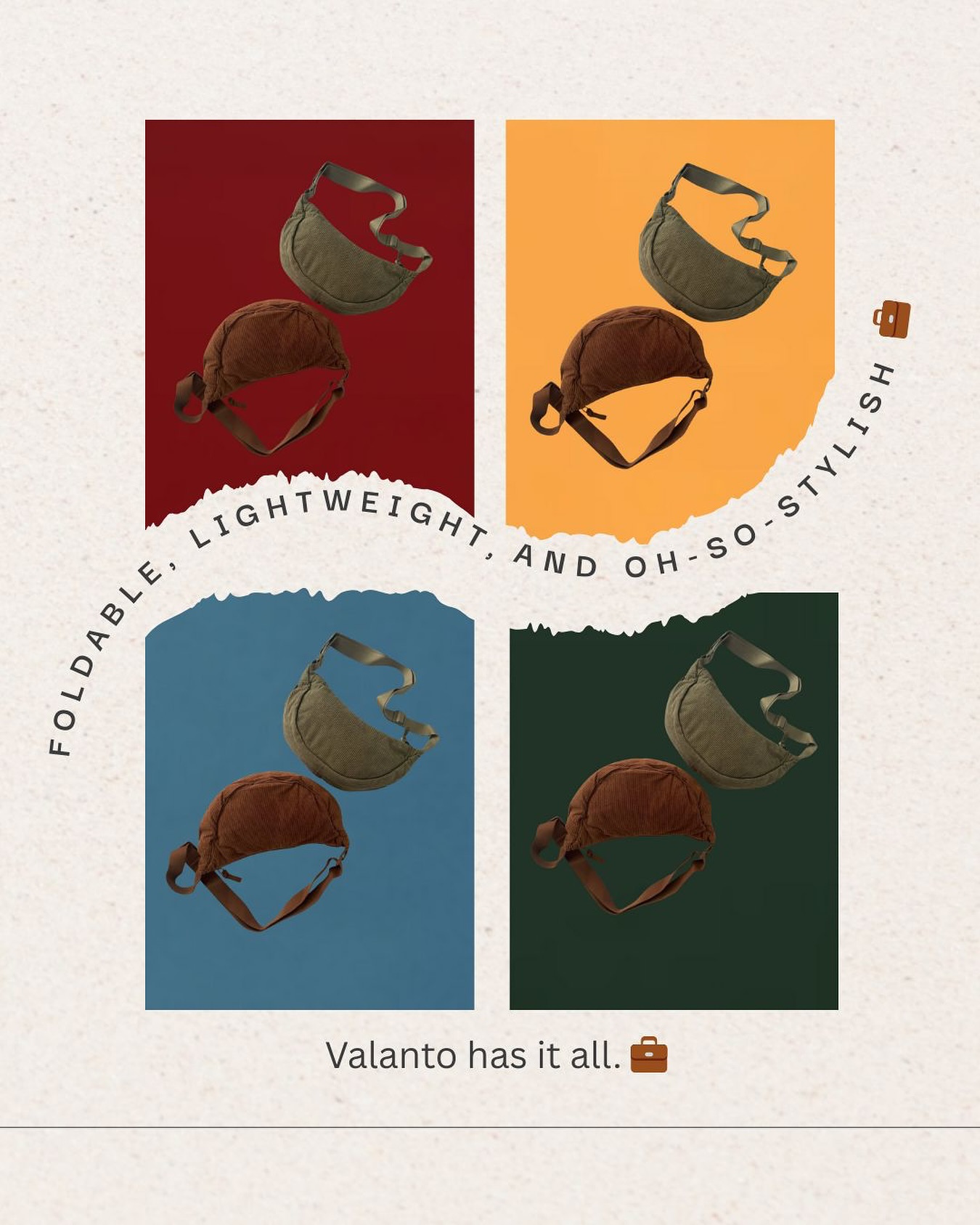 Valanto Facebook ad: Meet your new everyday essential