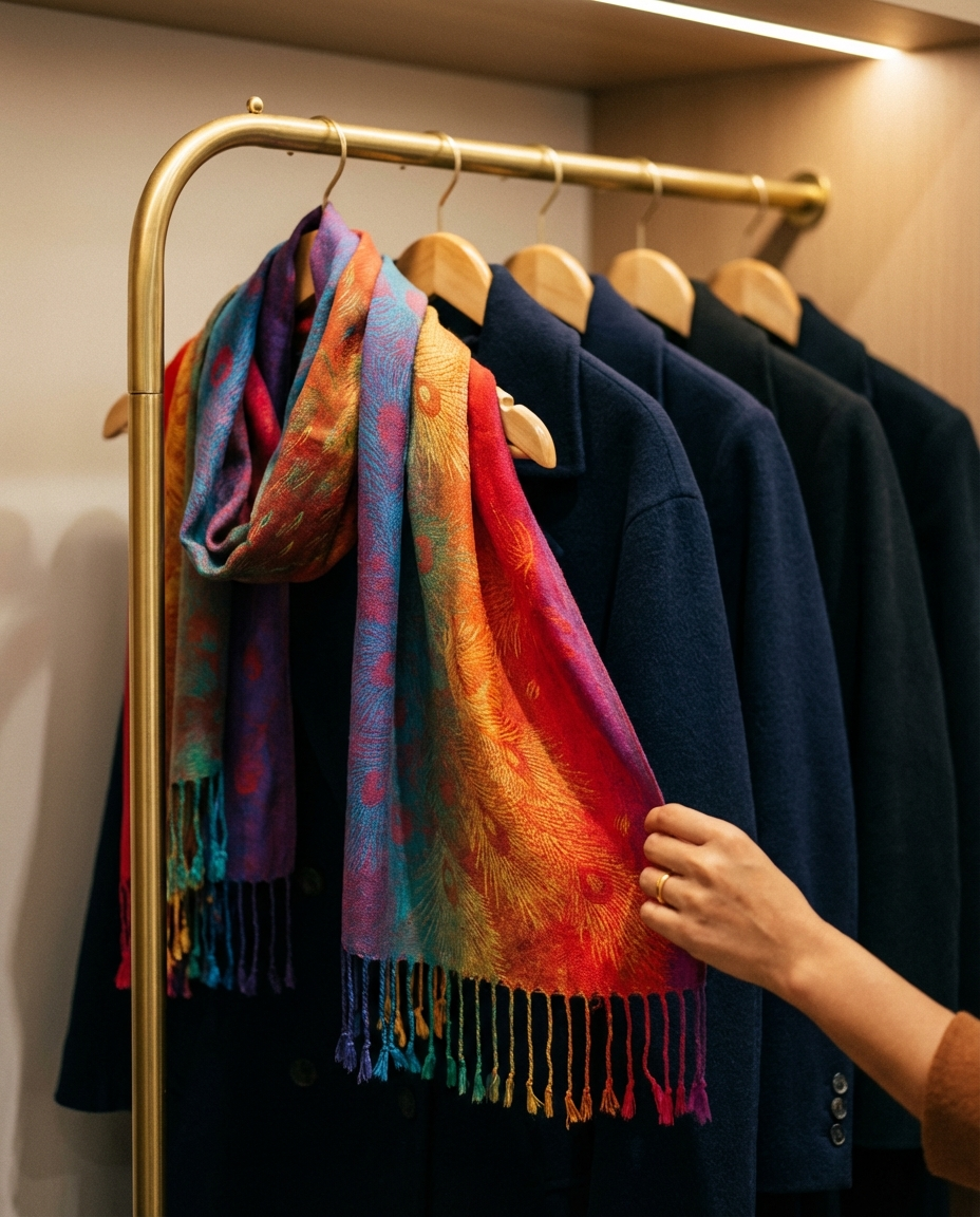 Harper-Heights Online Facebook ad: Boho Cashmere Wrap