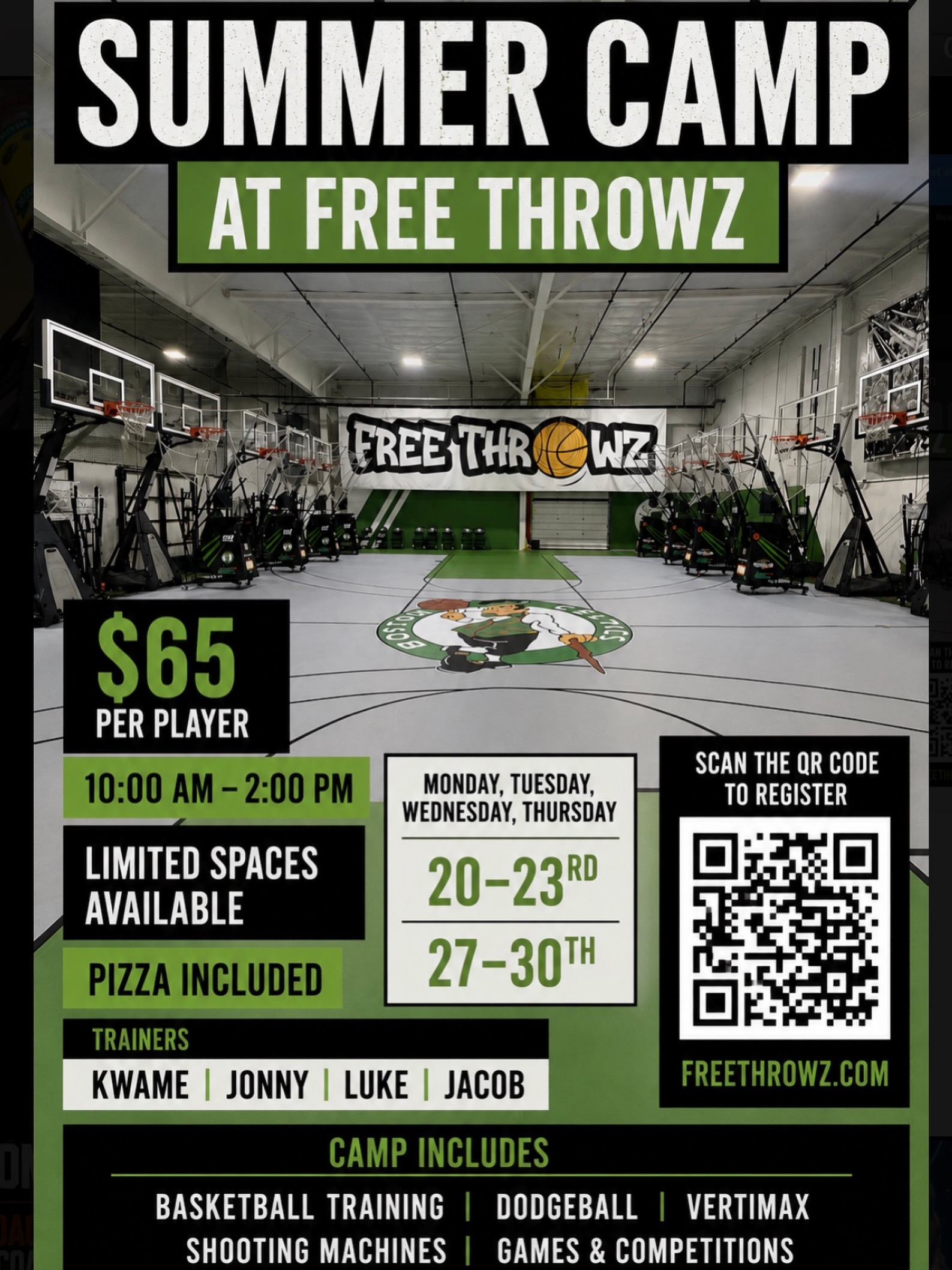 Free Throwz  Facebook ad