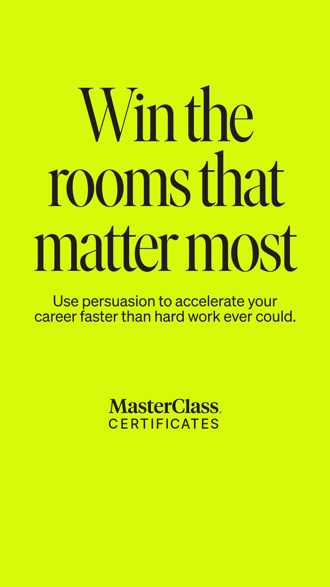 MasterClass Facebook ad