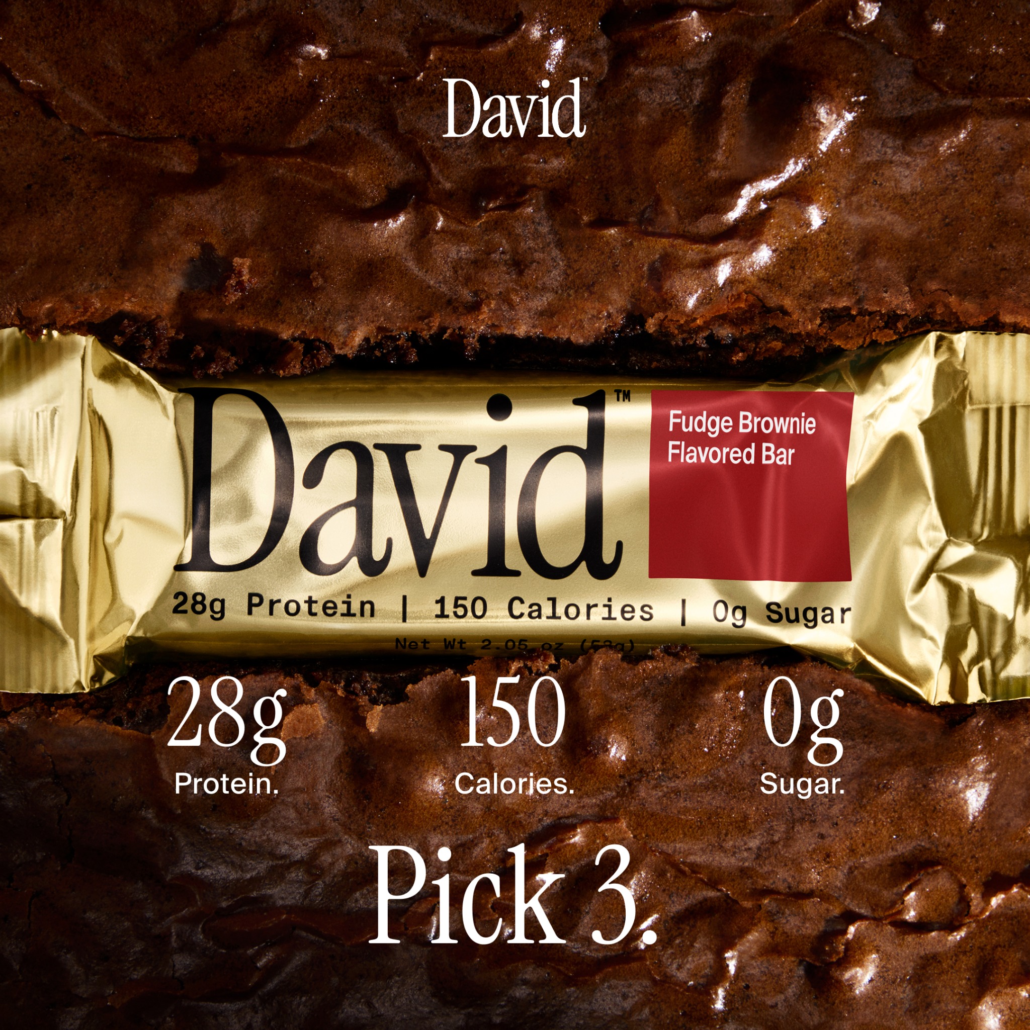 David Protein Facebook ad