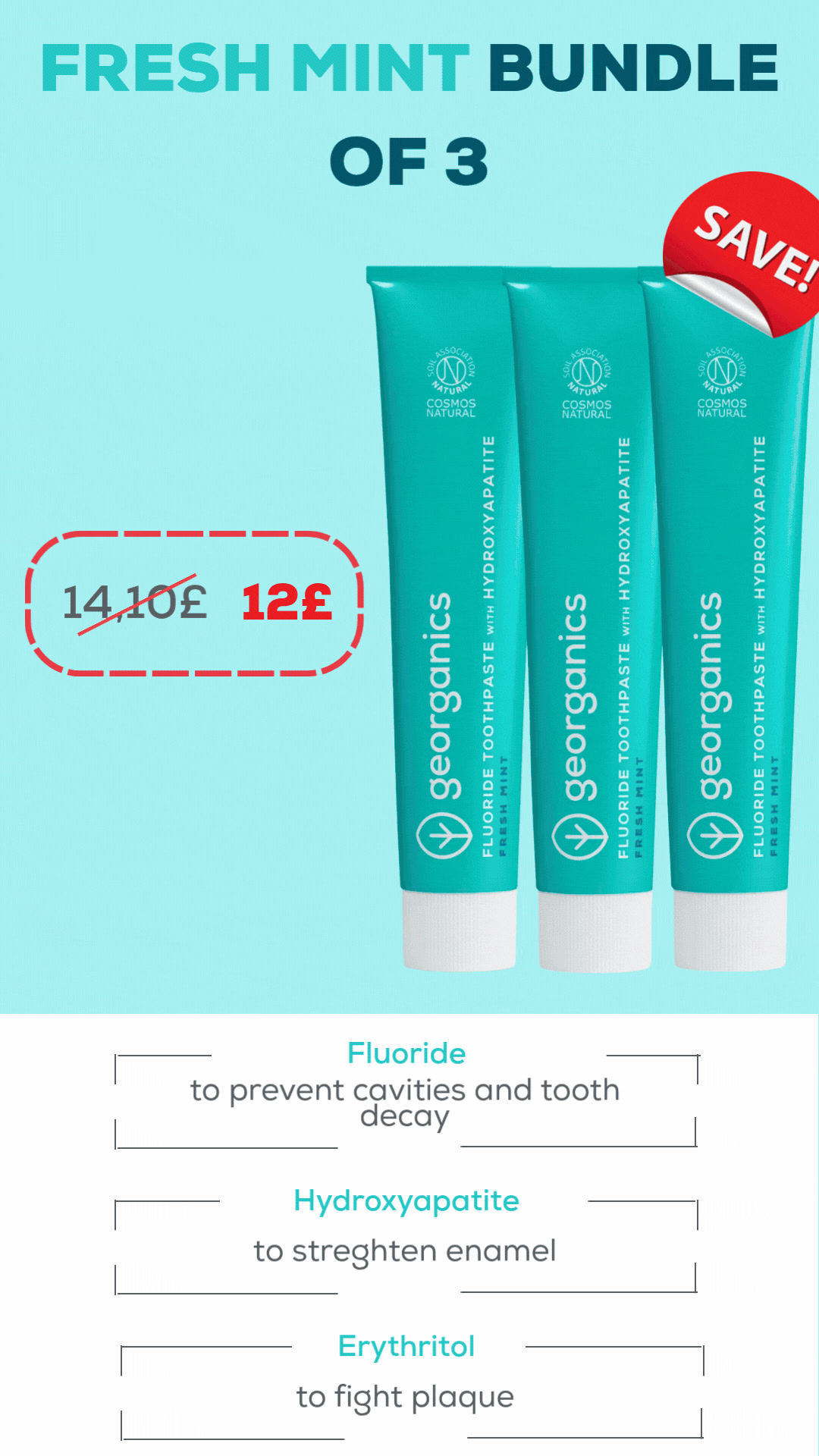 Georganics Facebook ad from Apr 30, 2026
