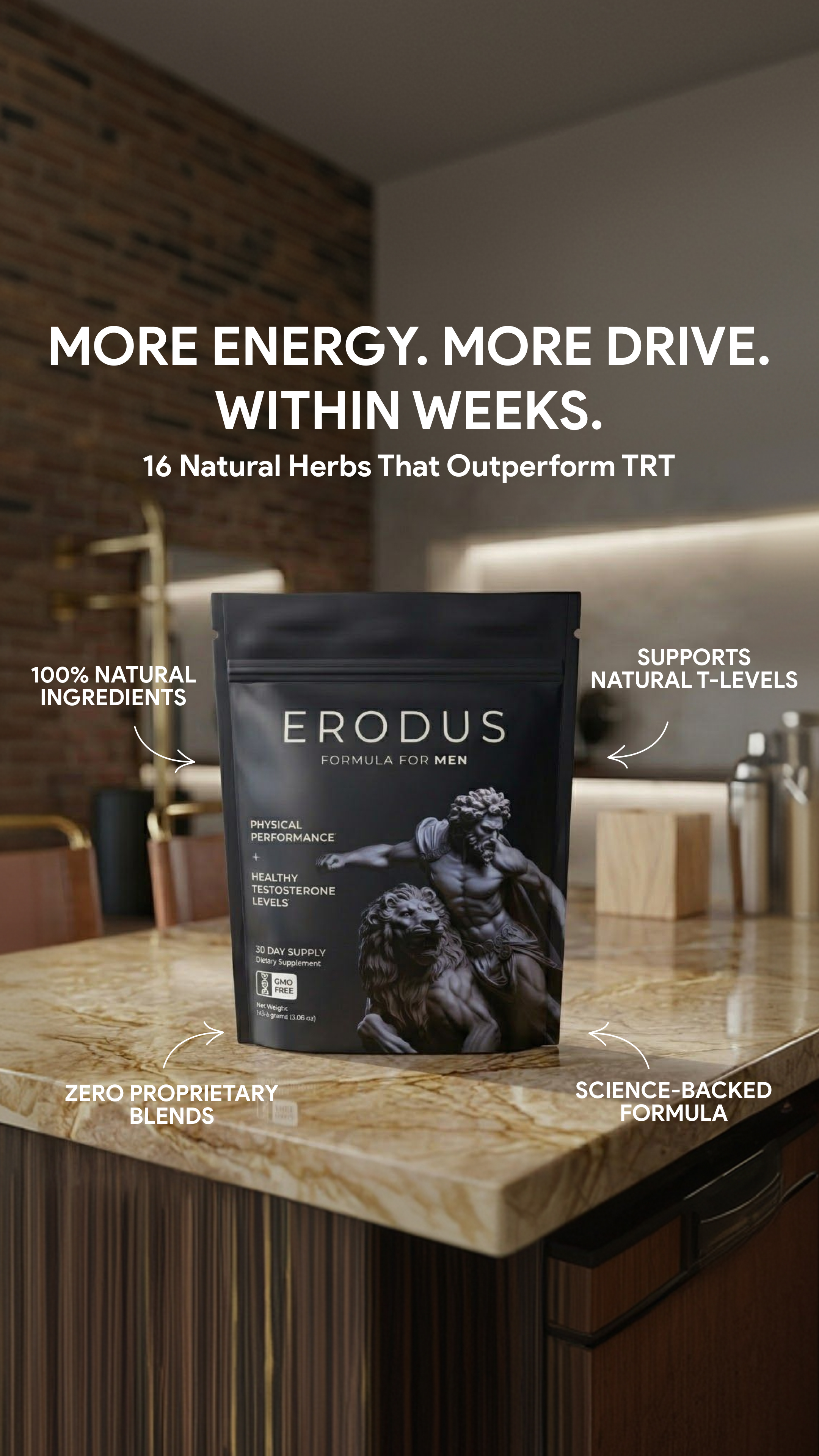 Erodus Formula For Men Facebook ad