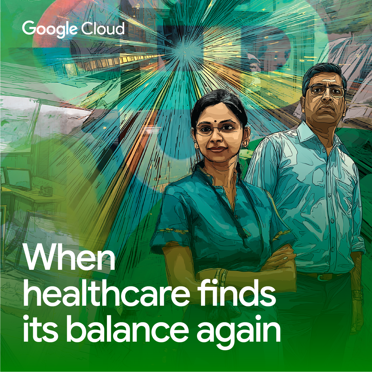Google Cloud Facebook ad