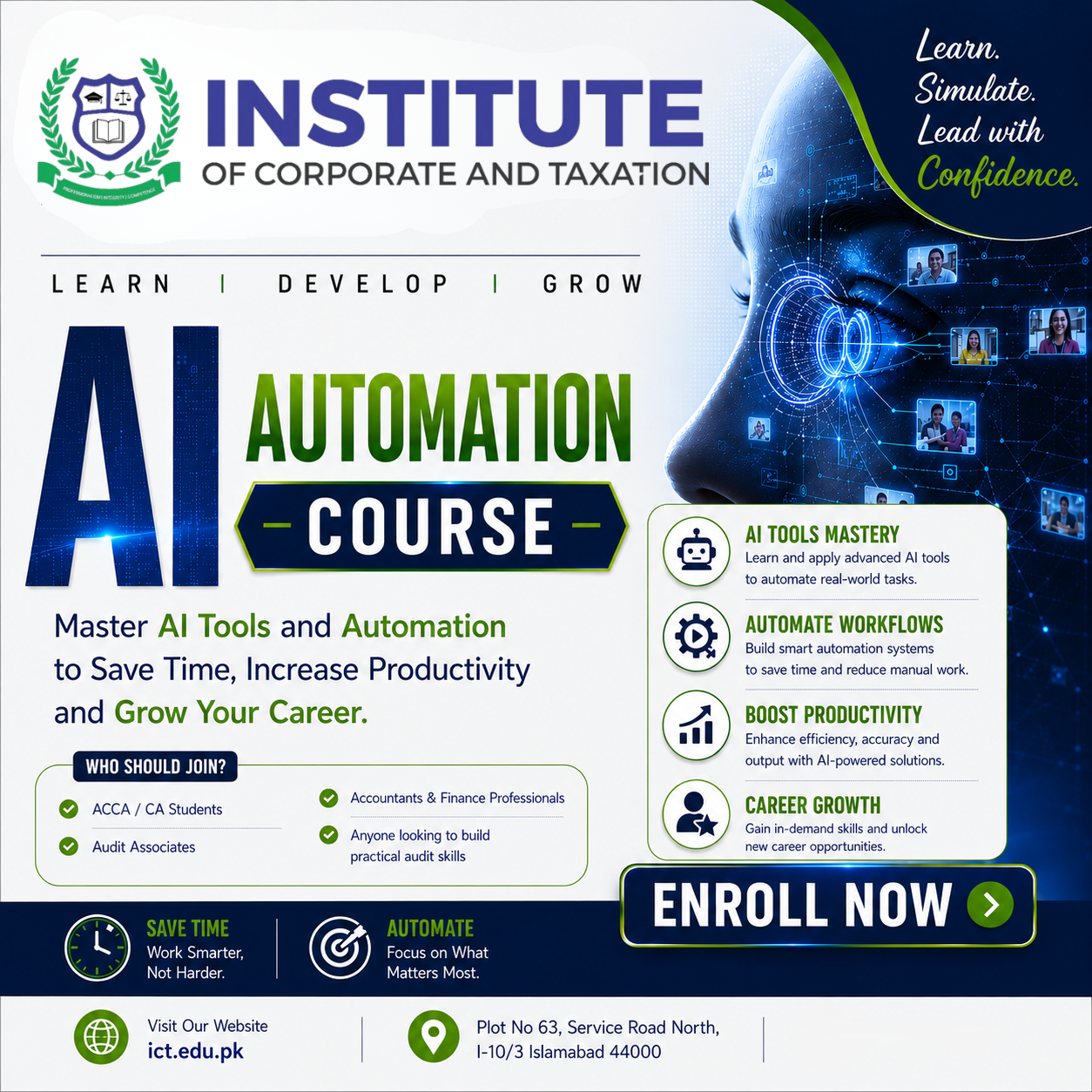 Institute of Digital Trainings Facebook ad