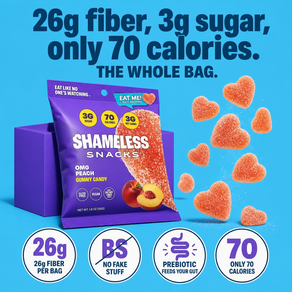 Shameless Snacks Facebook ad