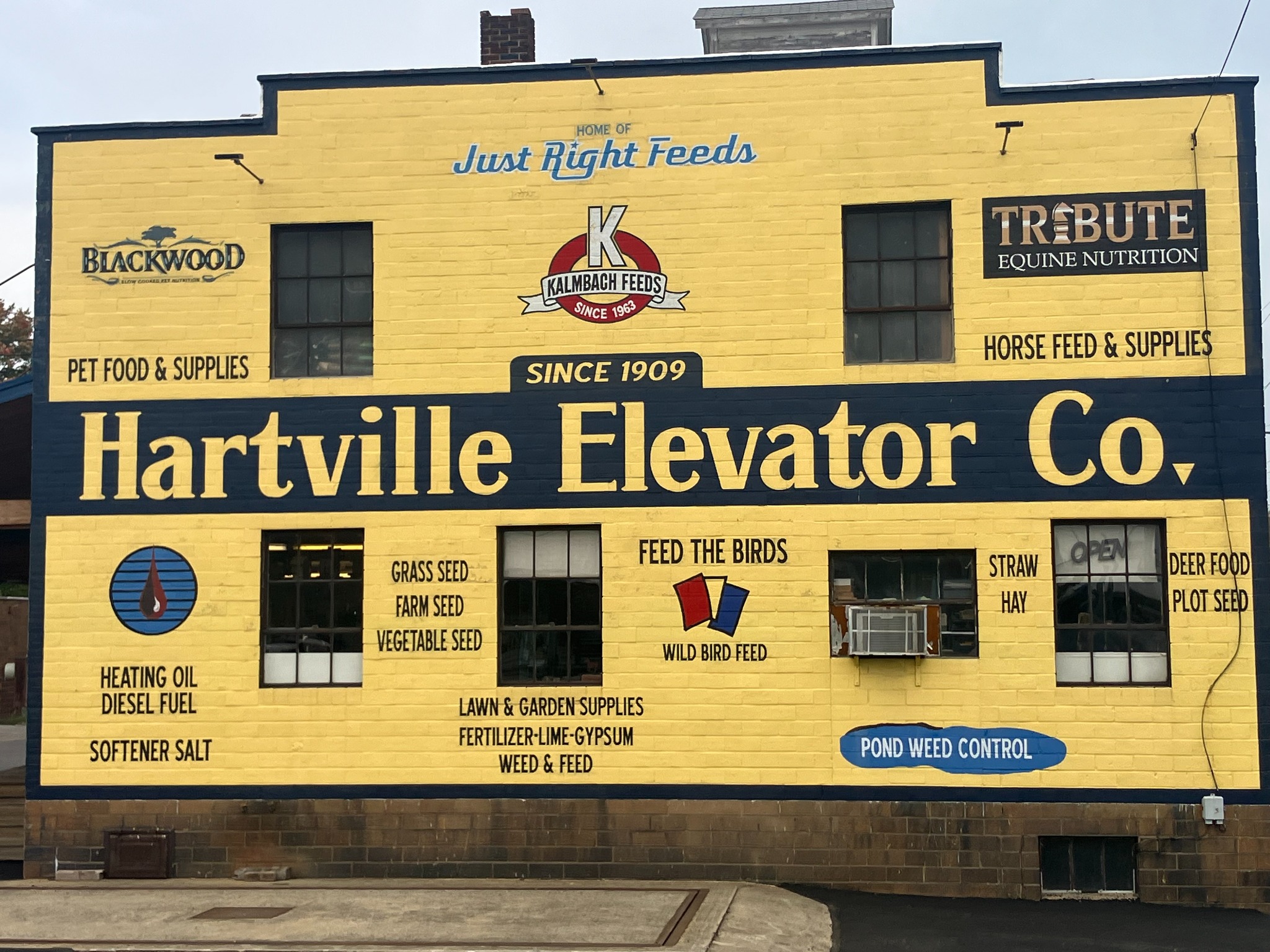Hartville Elevator Facebook ad from Nov 28, 2025
