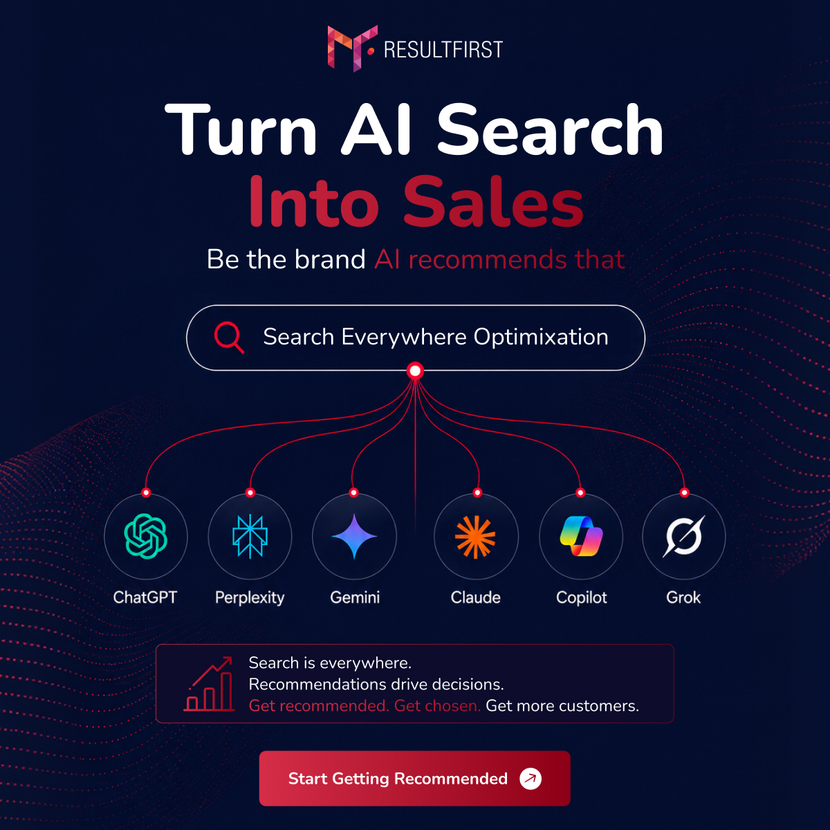 ResultFirst Facebook ad: AI SEO • GEO • AEO Experts