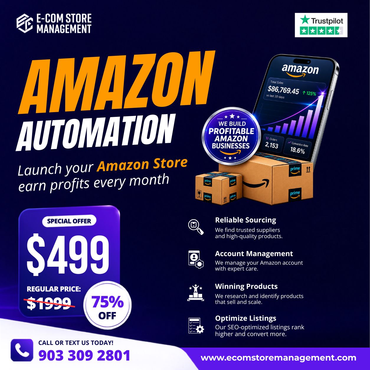 Ecom Store Management Facebook ad