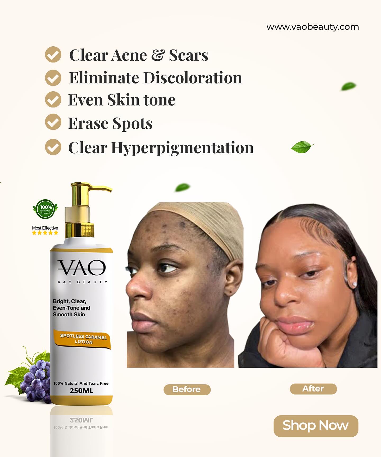 vaobeautyofficial Facebook ad: Illuminate Your Skin!