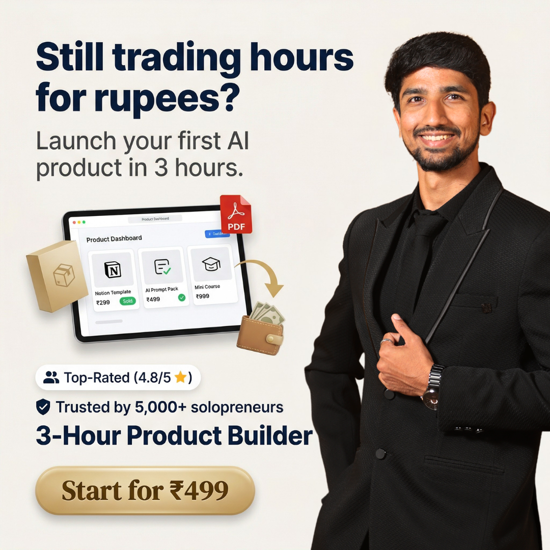 Prathamesh Jiwatode- Digital Products Coach Facebook ad