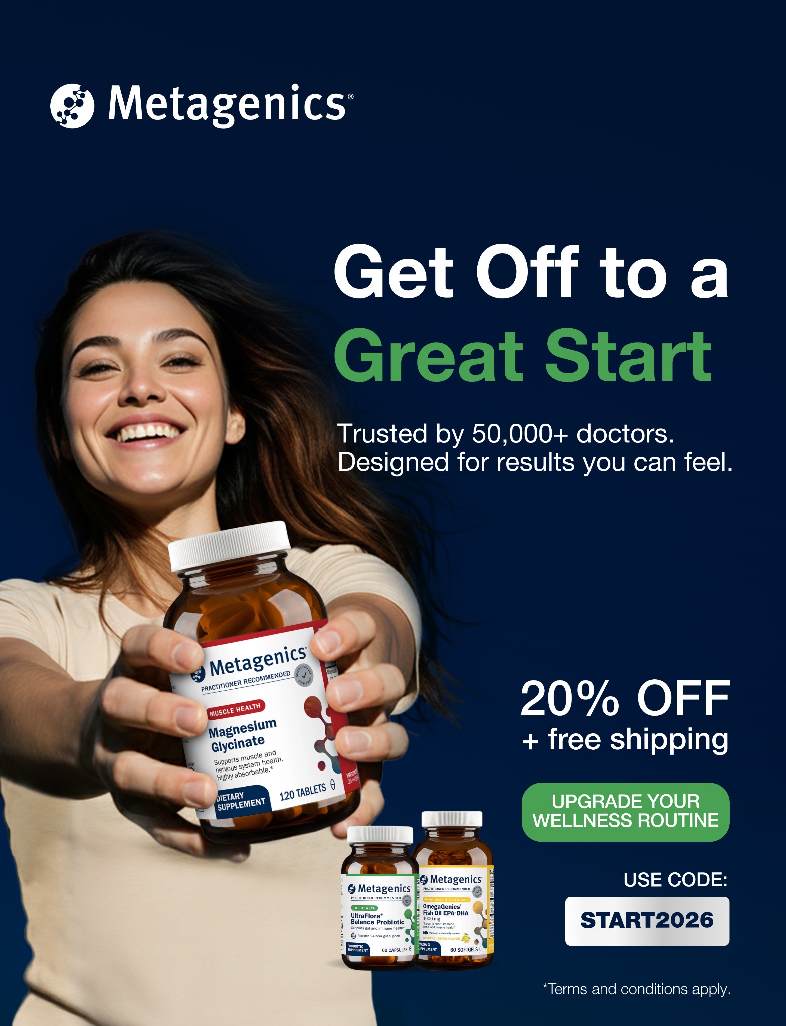 Metagenics Facebook ad