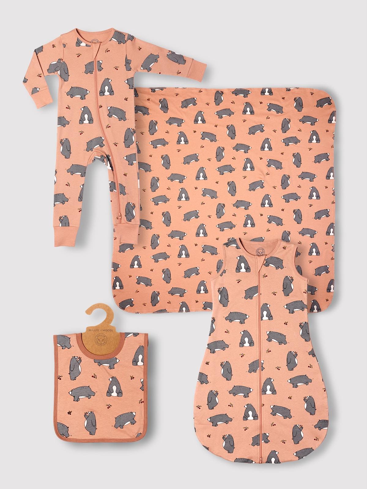 Millie and Moose Canada Facebook ad: Our 100% organic cotton baby bundles make the…