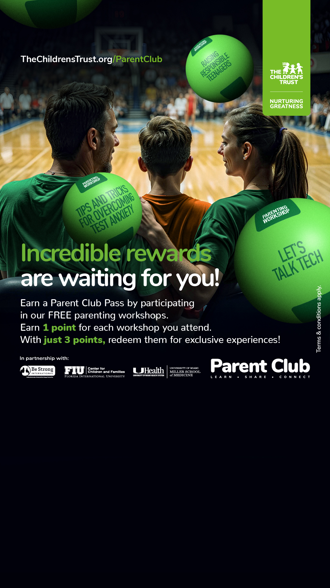 The Children's Trust Facebook ad