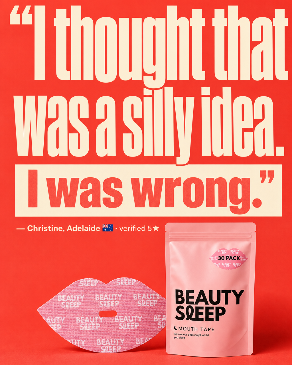 Beauty Sleep Facebook ad