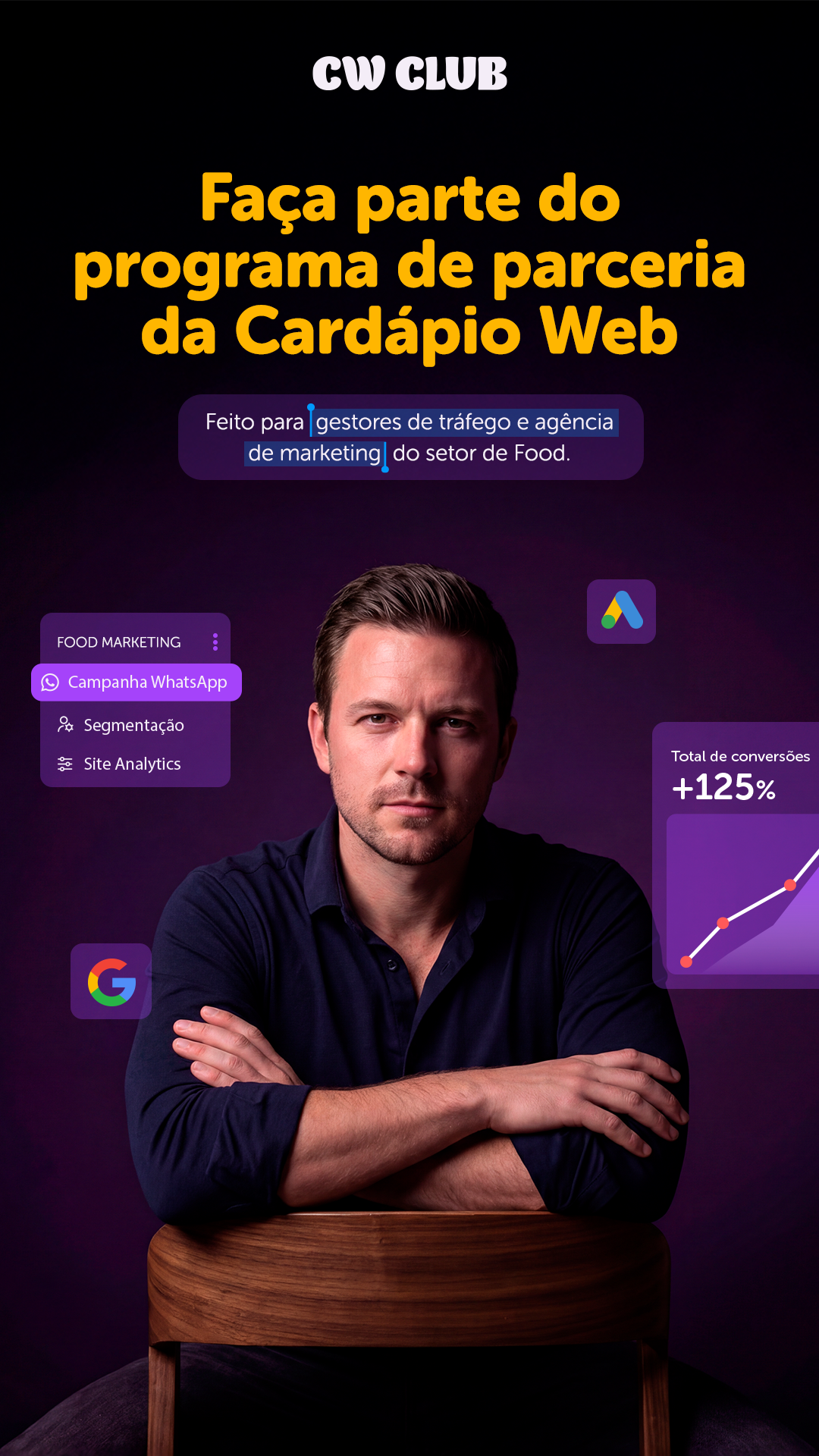 Cardápio Web Facebook ad