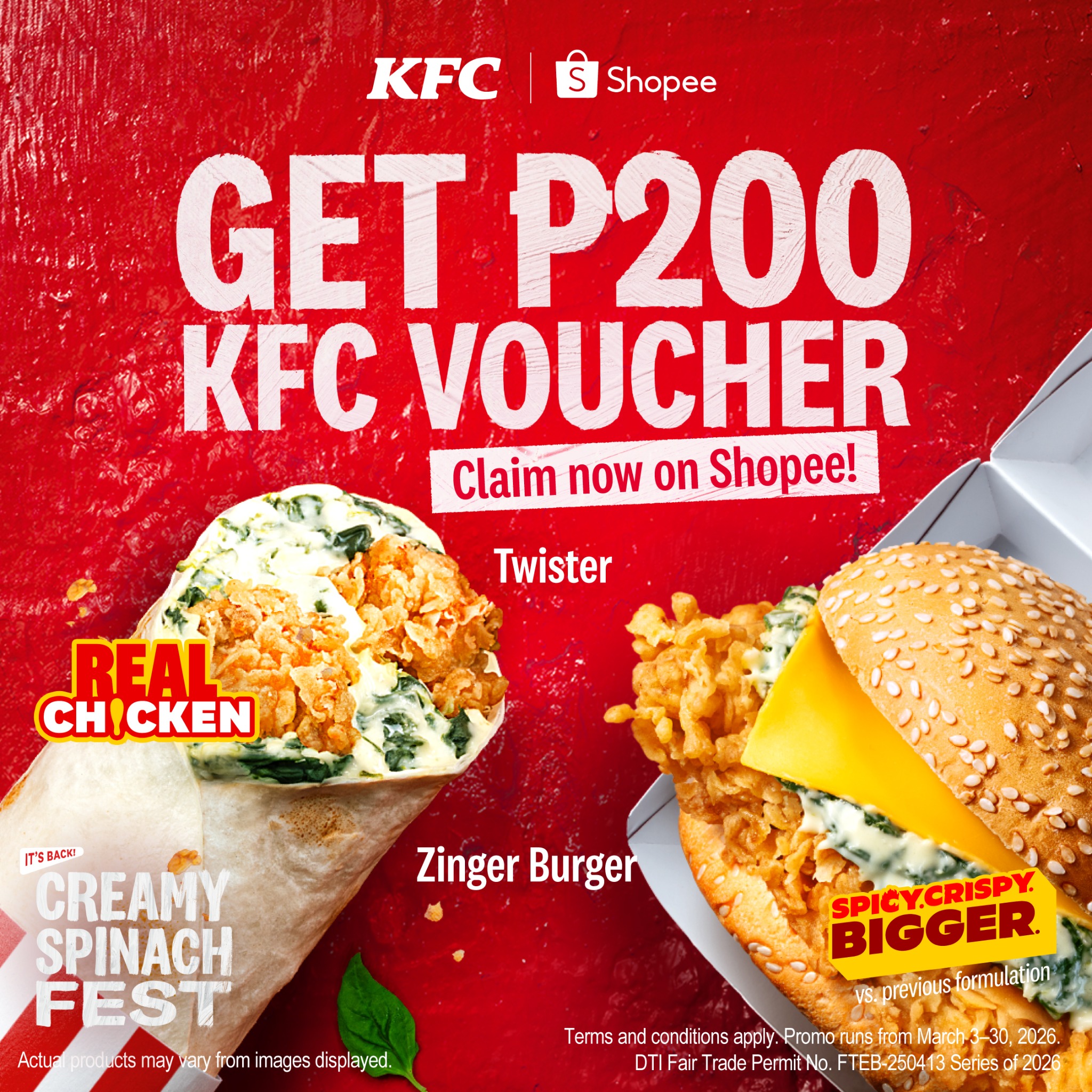 KFC Facebook ad from Mar 9, 2026