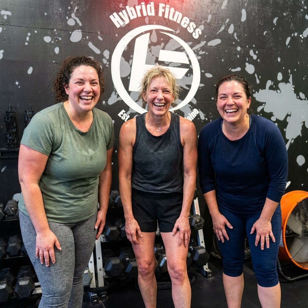 Hybrid Fitness Facebook ad: Apply for the 8-Week Kickstart