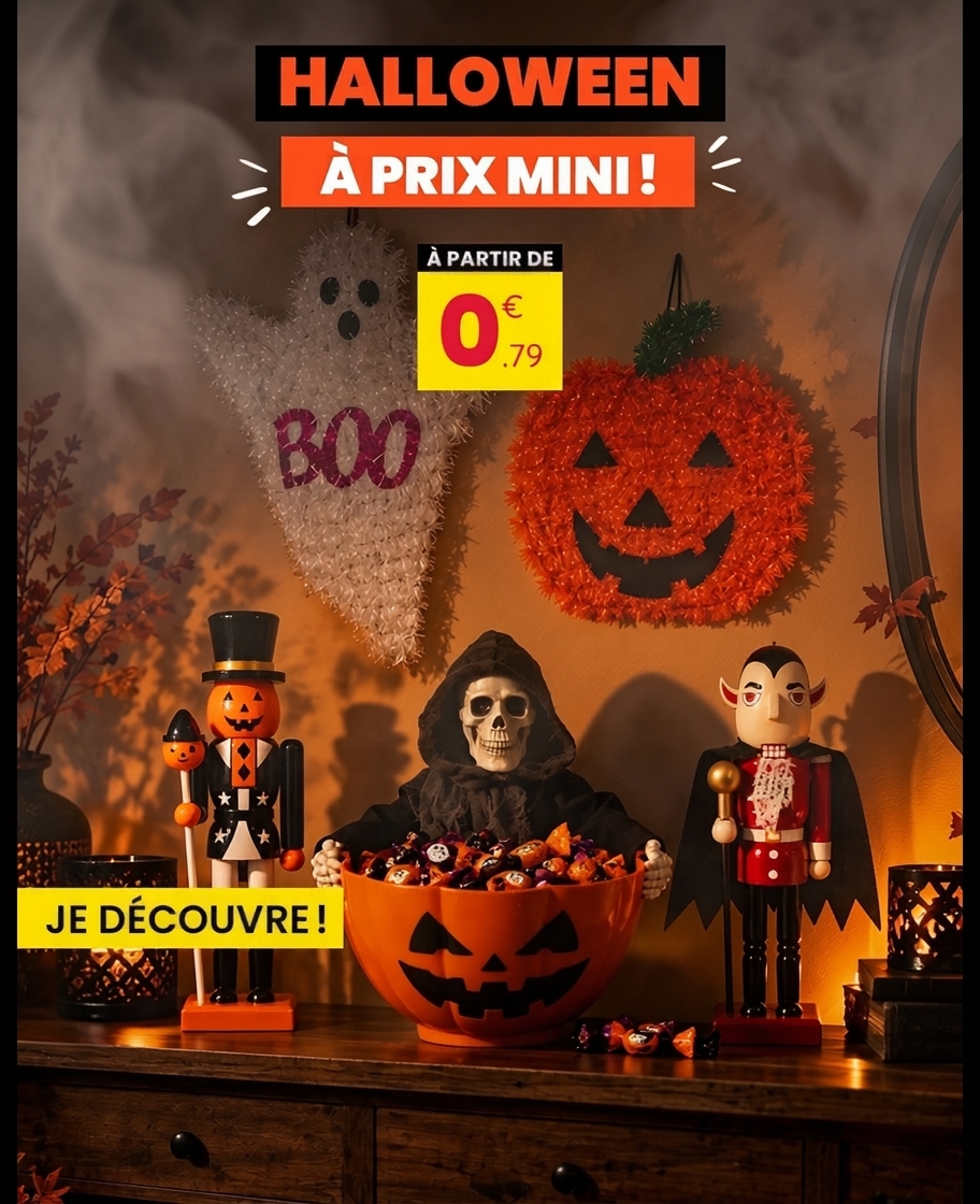 Stokomani Facebook ad: Halloween est arrivé!