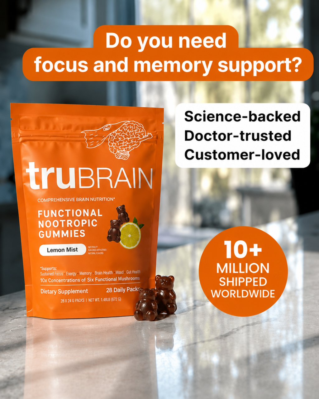 TruBrain Facebook ad