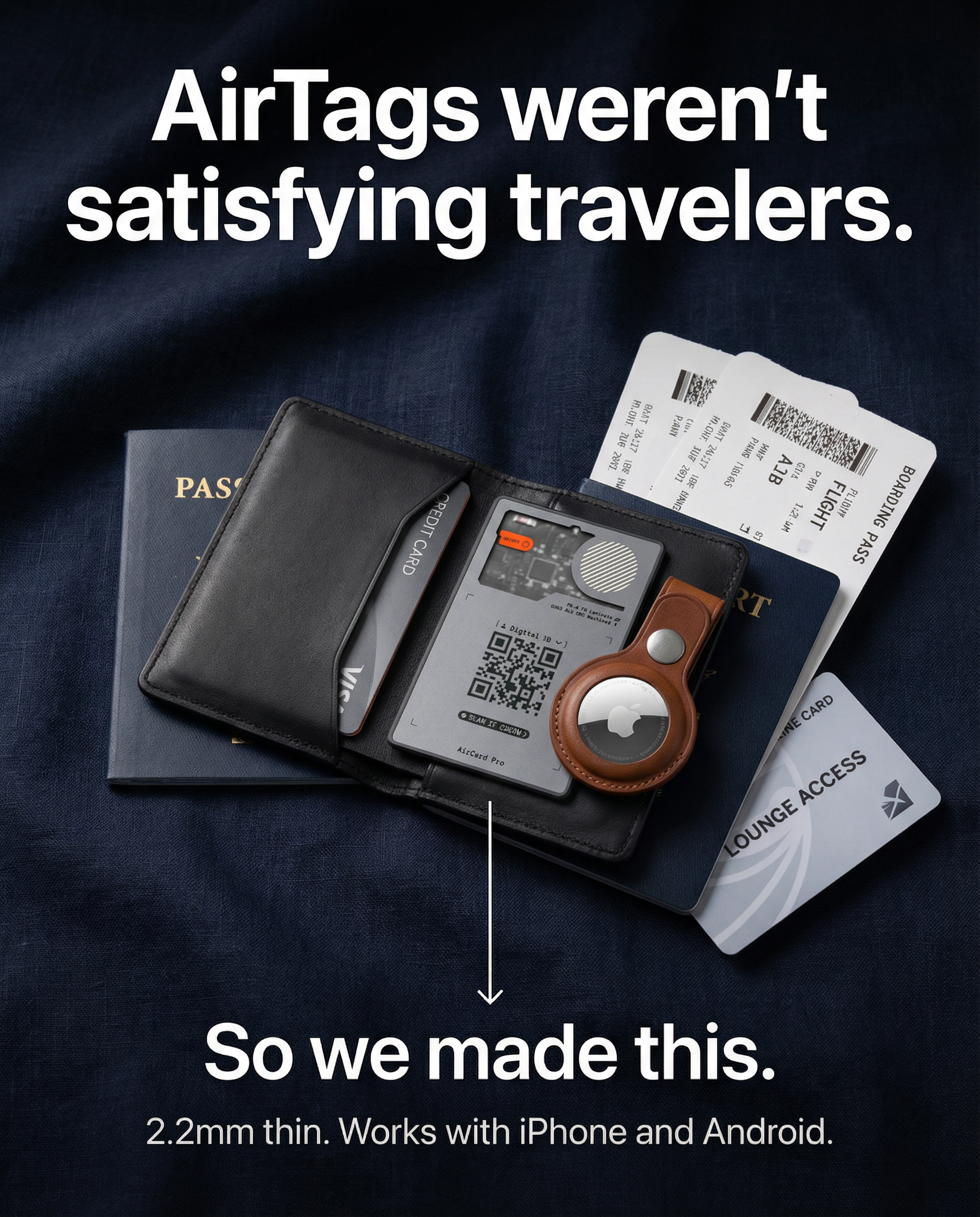 Rolling Square Facebook ad: Track It, iPhone AND Android