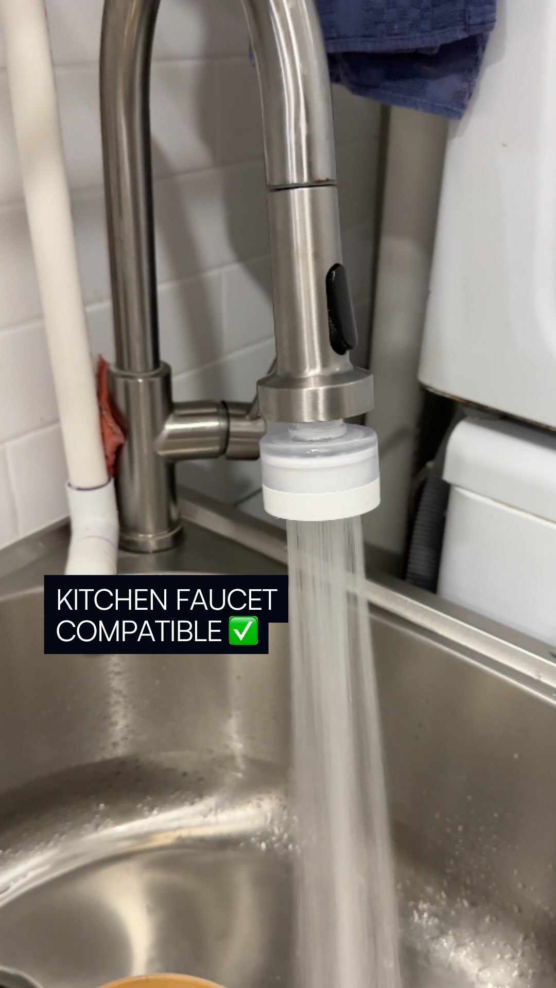 Waterdoctor Facebook ad: Installing Puresoft Filter in Kitchen Faucet