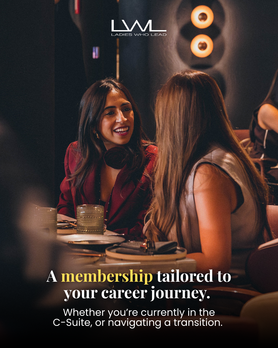 Ladies Who Lead Facebook ad: If you’re building, leading, and growing, you don’t…