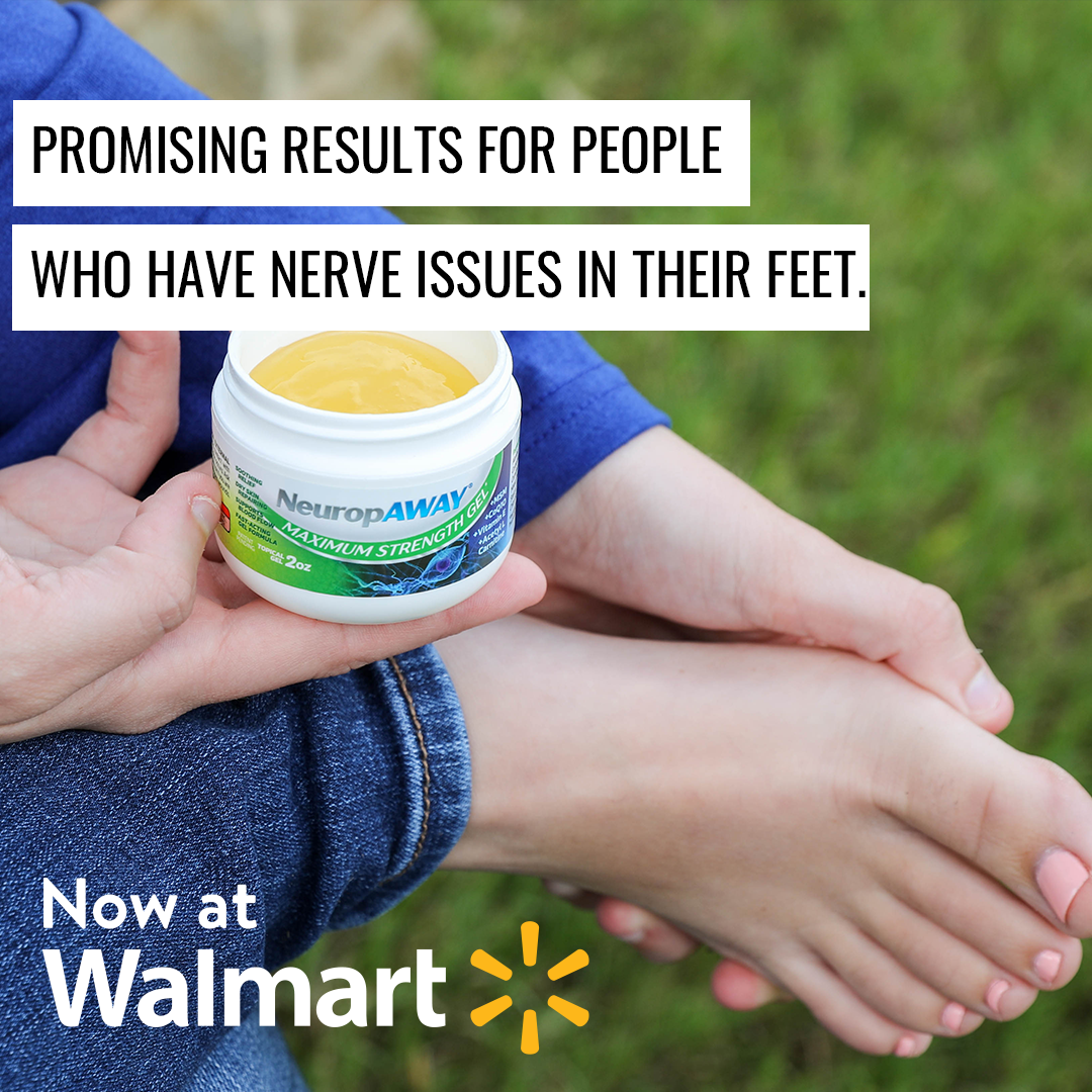 Neuropaway Facebook ad: Maximum Strength Nerve Gel is a Game Changer!
