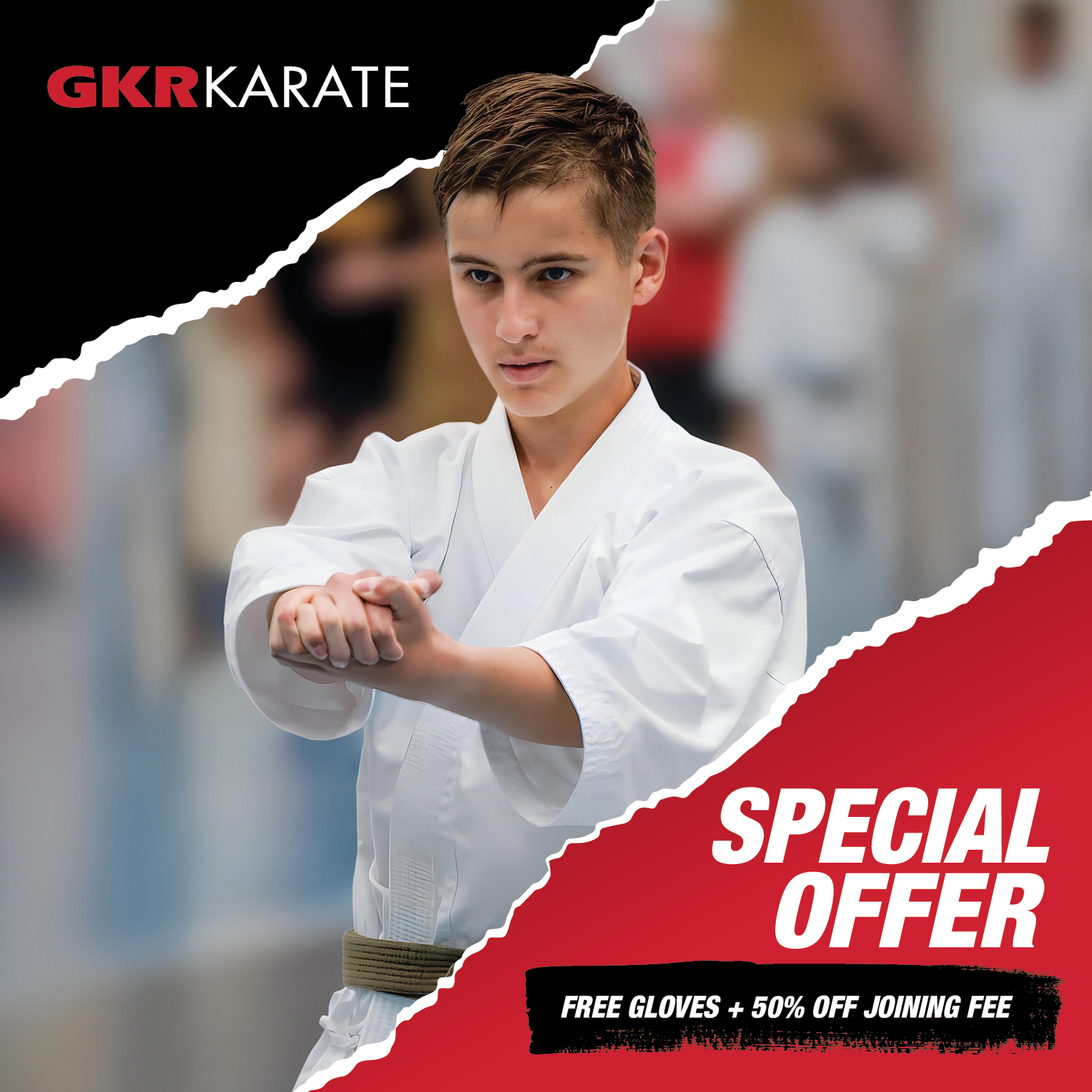 GKR Karate Facebook ad